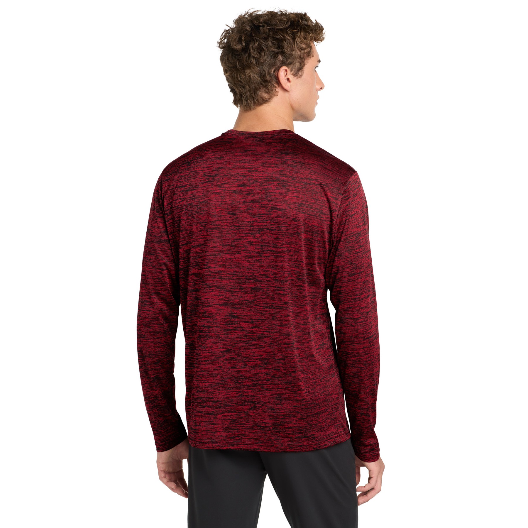 PosiCharge Long Sleeve Electric Heather Tee - Thumbnail Image
