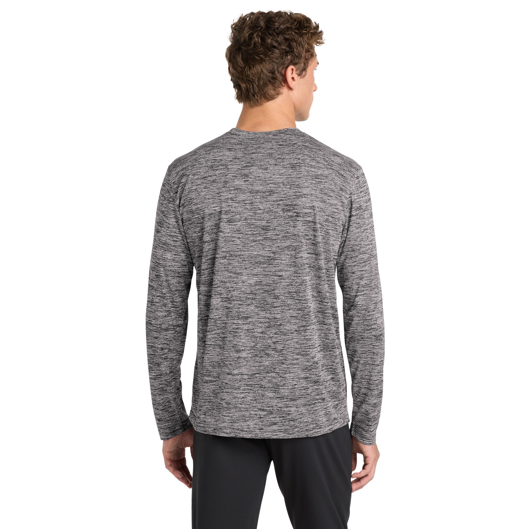 PosiCharge Long Sleeve Electric Heather Tee - Thumbnail Image
