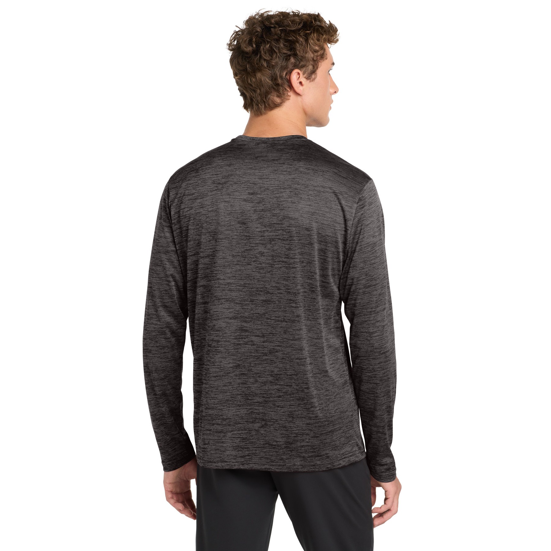 PosiCharge Long Sleeve Electric Heather Tee - Thumbnail Image