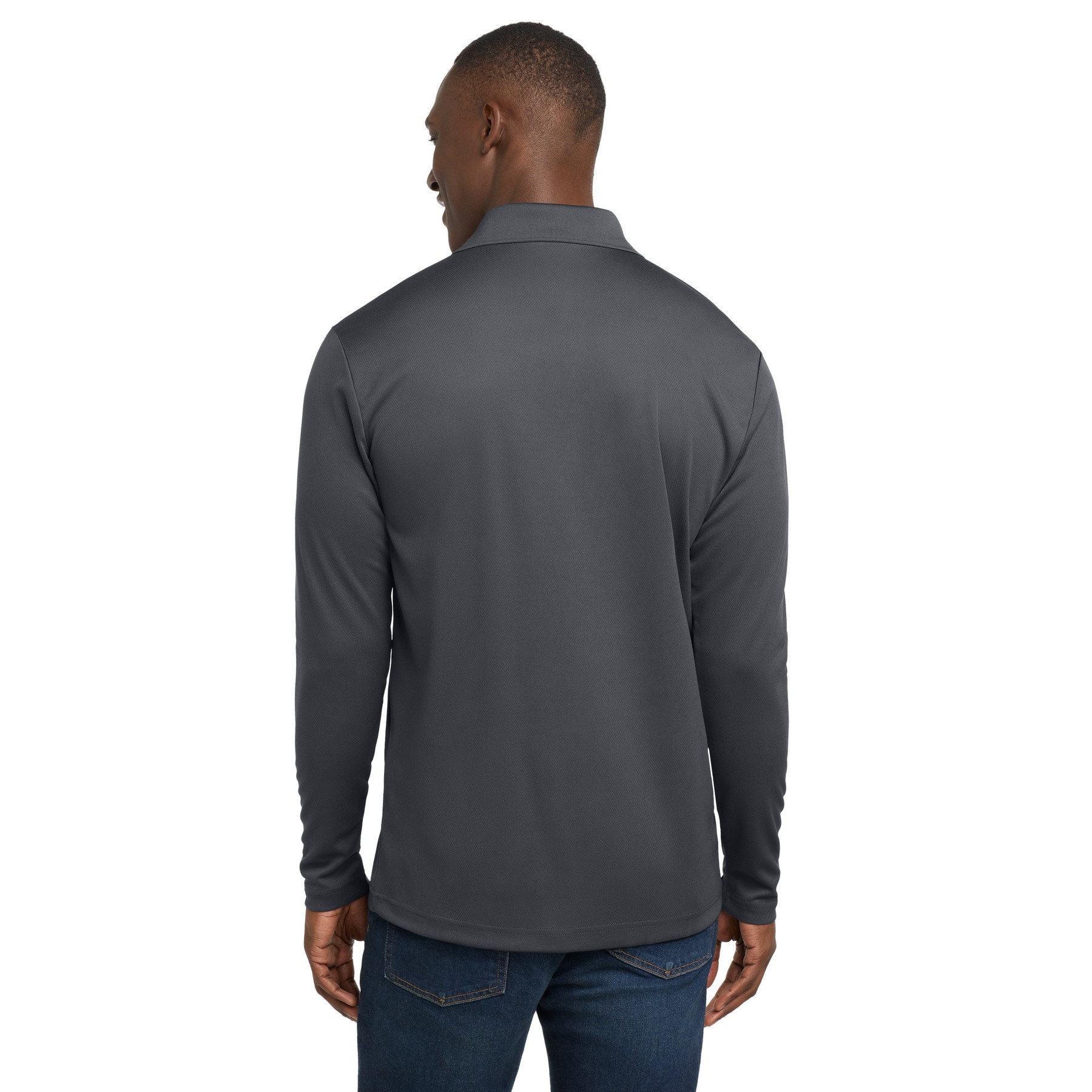 PosiCharge RacerMesh Long Sleeve Polo - Thumbnail Image