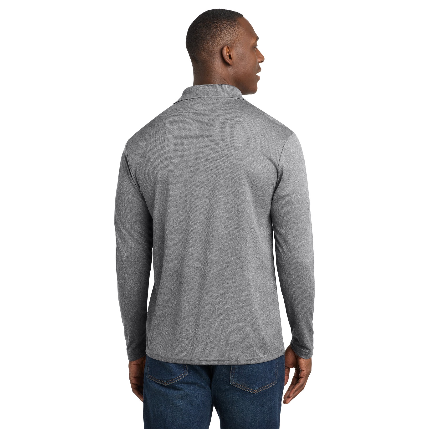 PosiCharge RacerMesh Long Sleeve Polo - Thumbnail Image