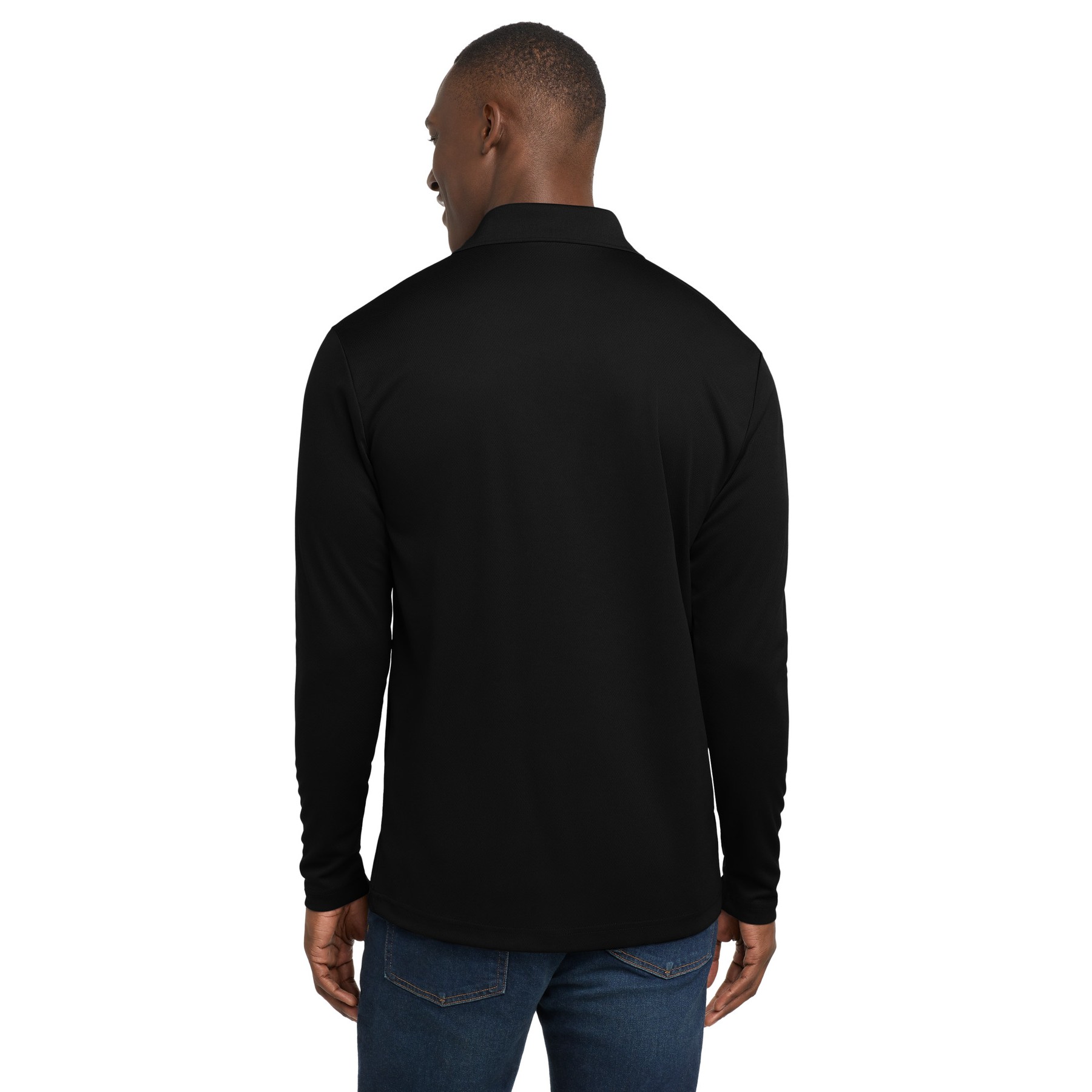 PosiCharge RacerMesh Long Sleeve Polo - Thumbnail Image