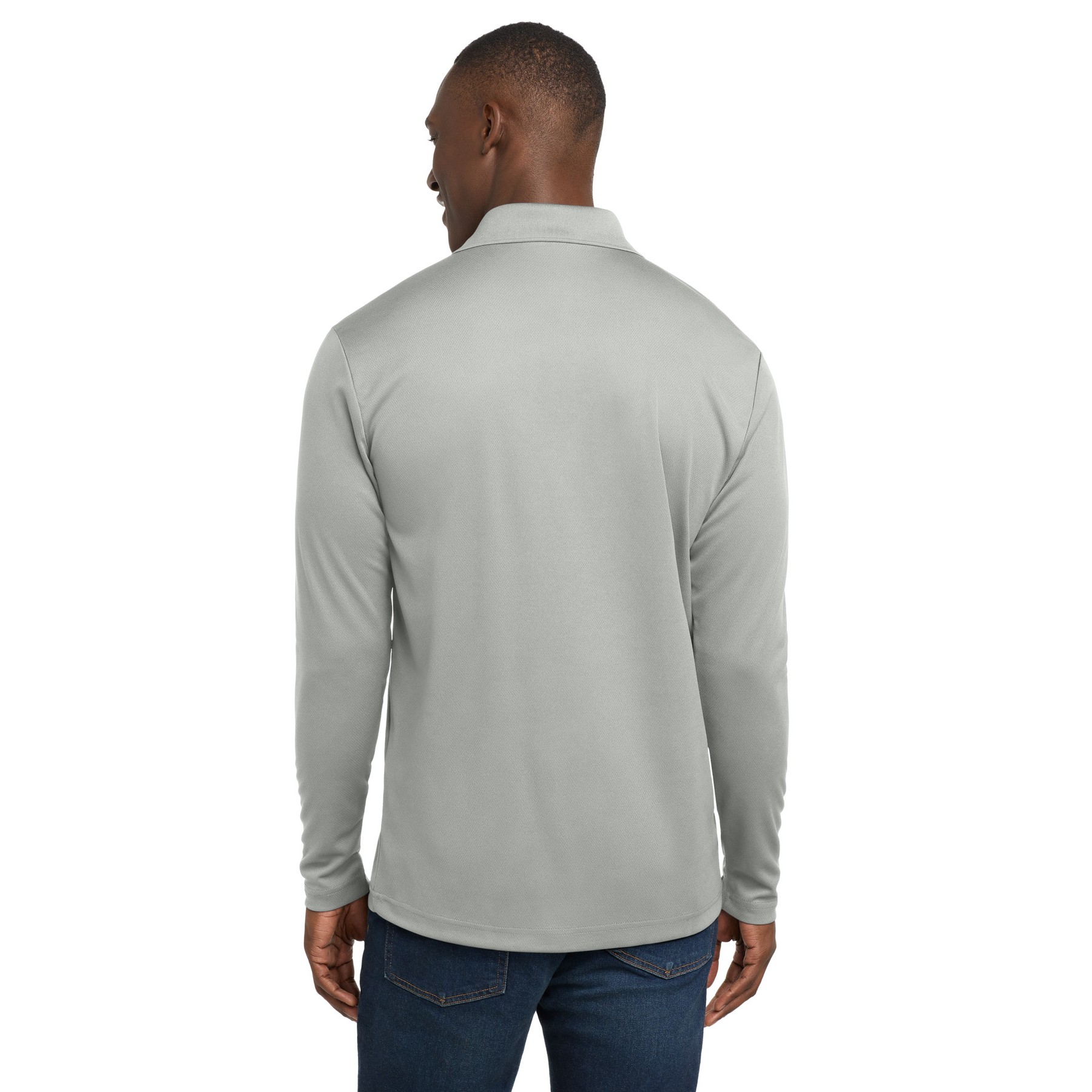 PosiCharge RacerMesh Long Sleeve Polo - Thumbnail Image