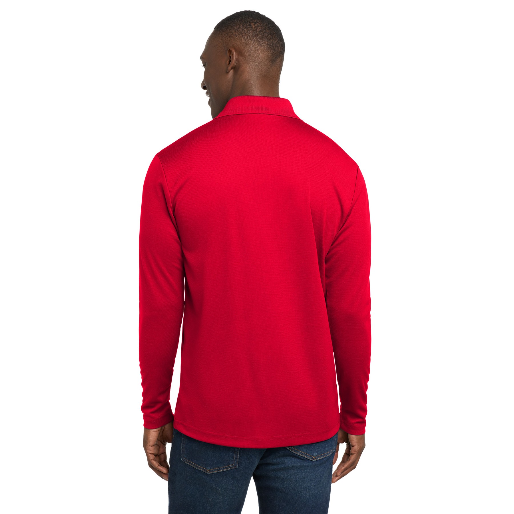 PosiCharge RacerMesh Long Sleeve Polo - Thumbnail Image