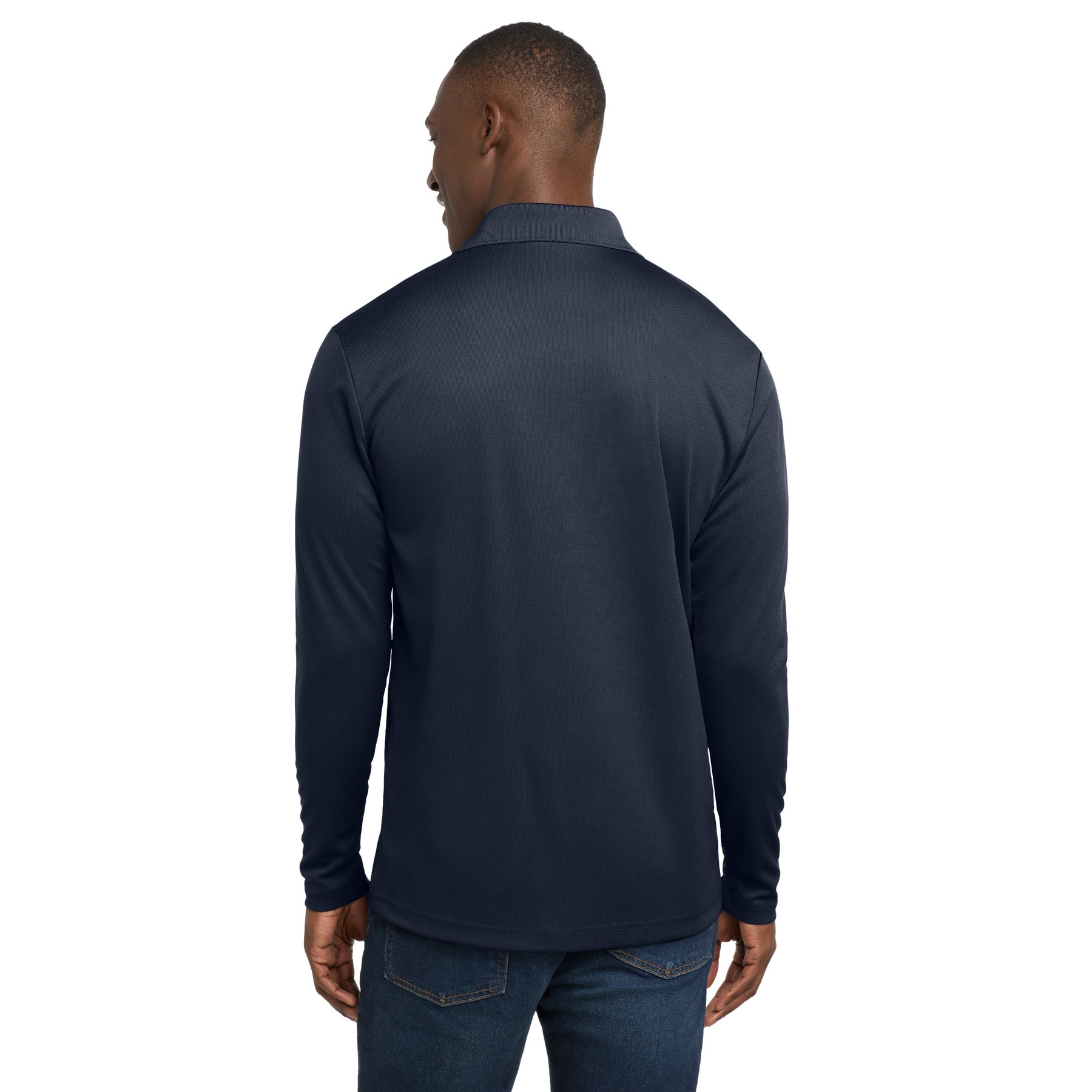 PosiCharge RacerMesh Long Sleeve Polo - Thumbnail Image