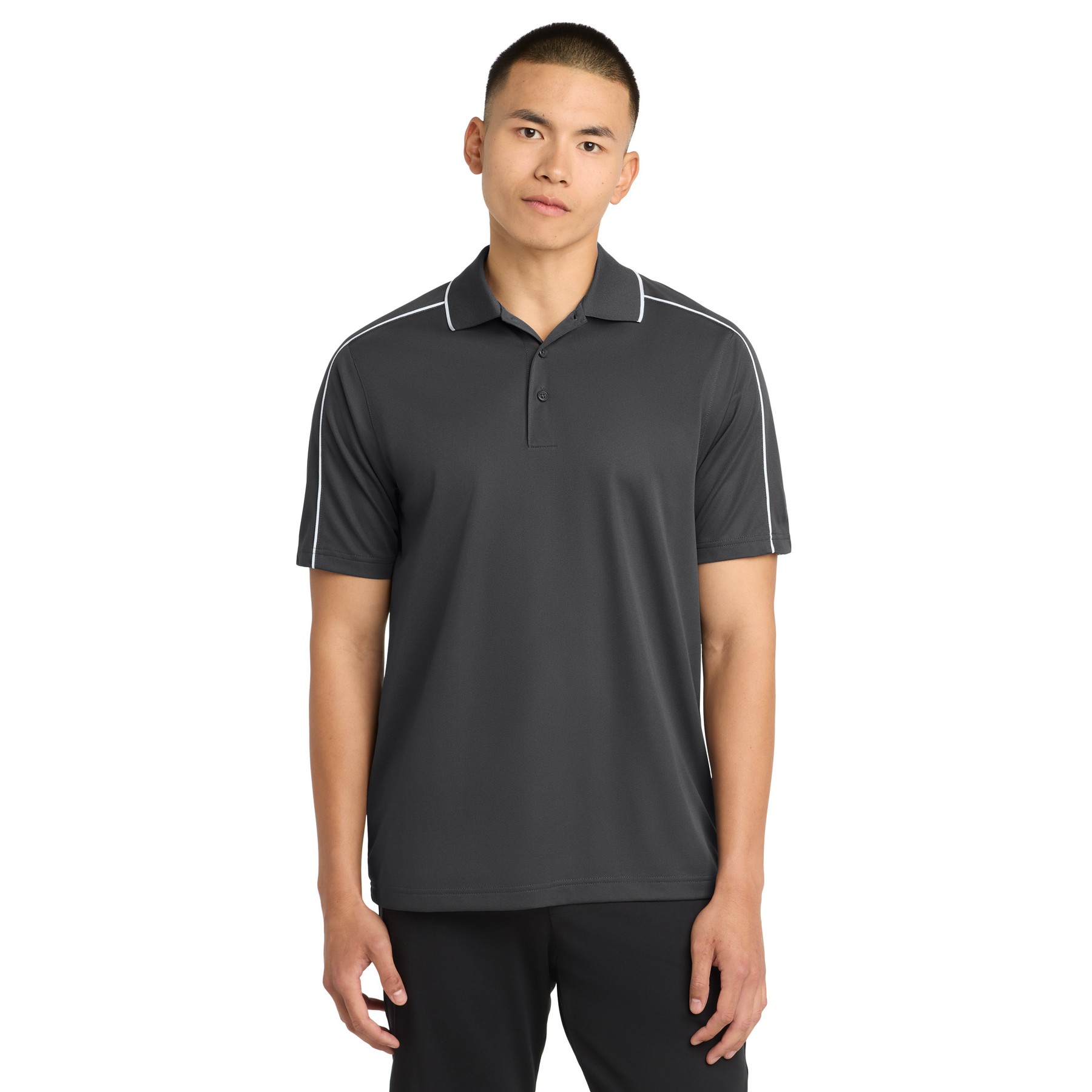 Micropique Sport-Wick Piped Polo - Main Image