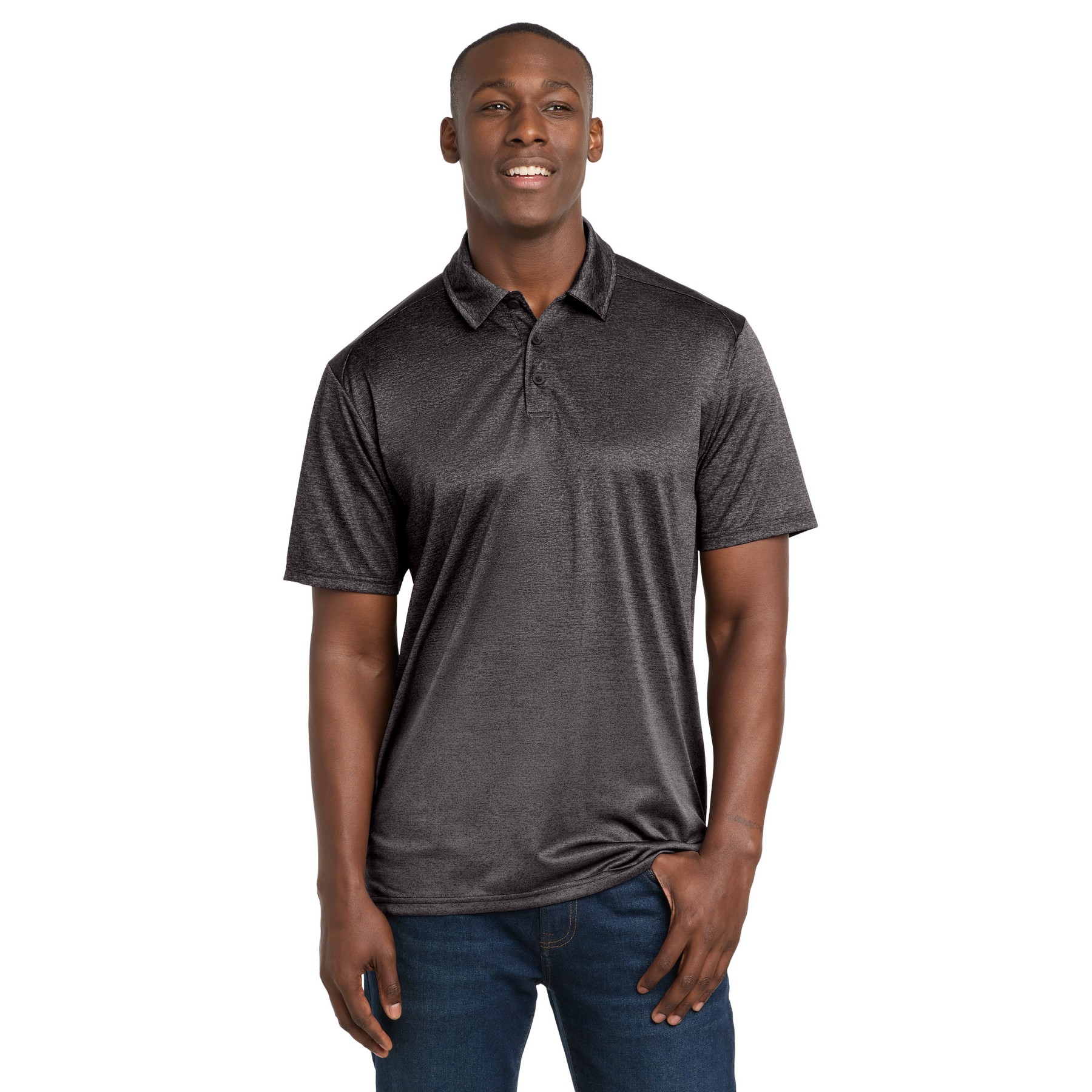 Ombre Heather Polo - Thumbnail Image