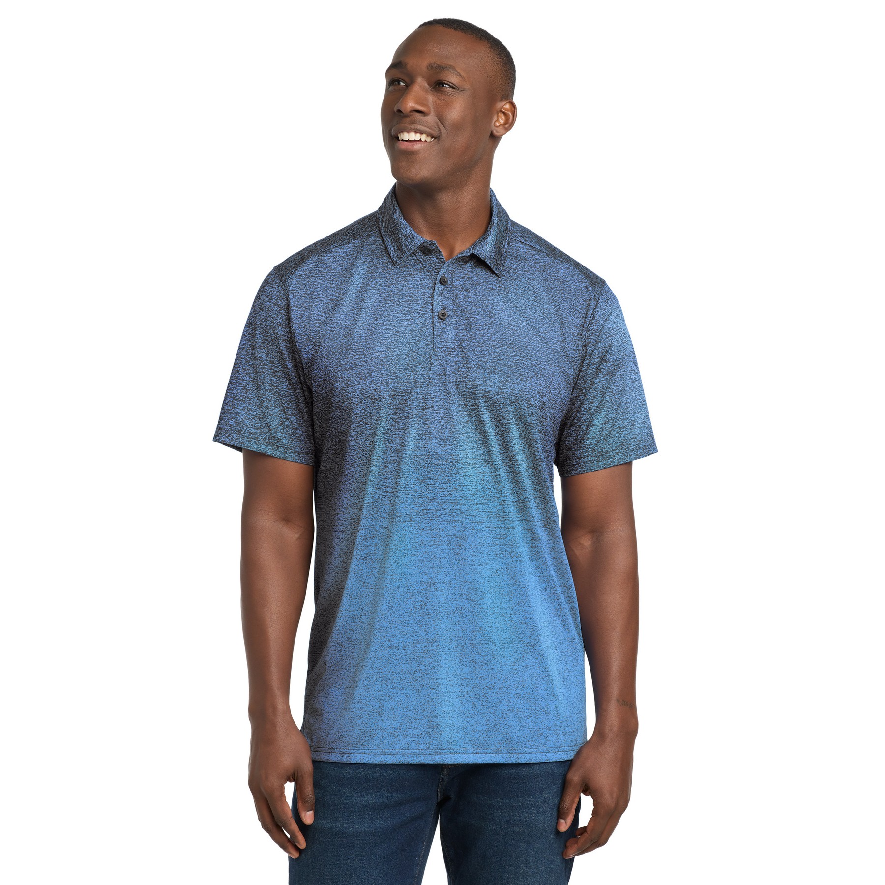 Ombre Heather Polo - Thumbnail Image