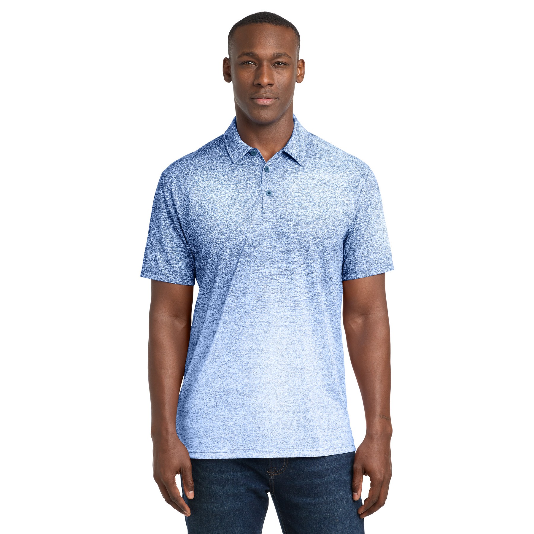 Ombre Heather Polo - Thumbnail Image