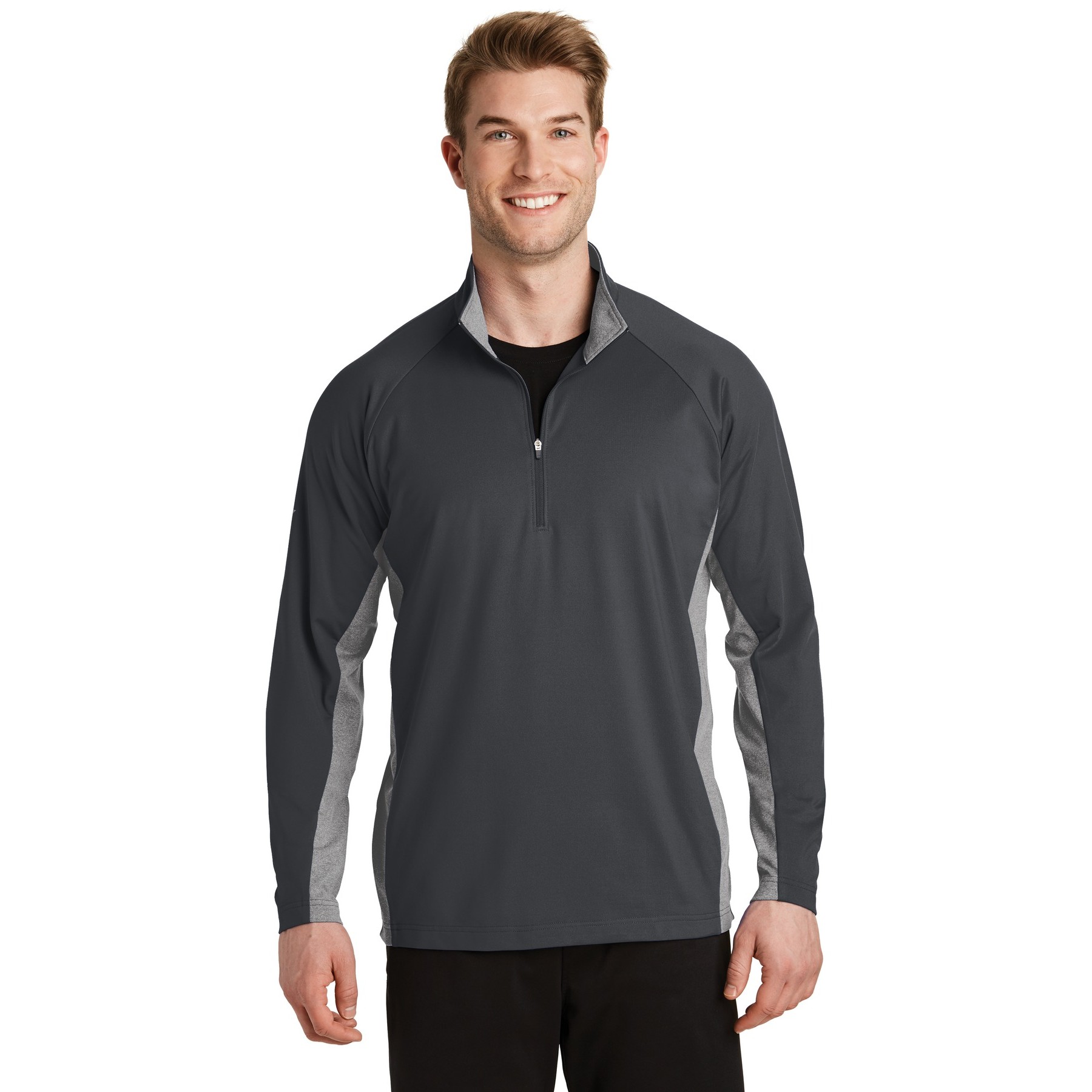 Sport-Wick Stretch Contrast 1/4-Zip Pullover - Main Image