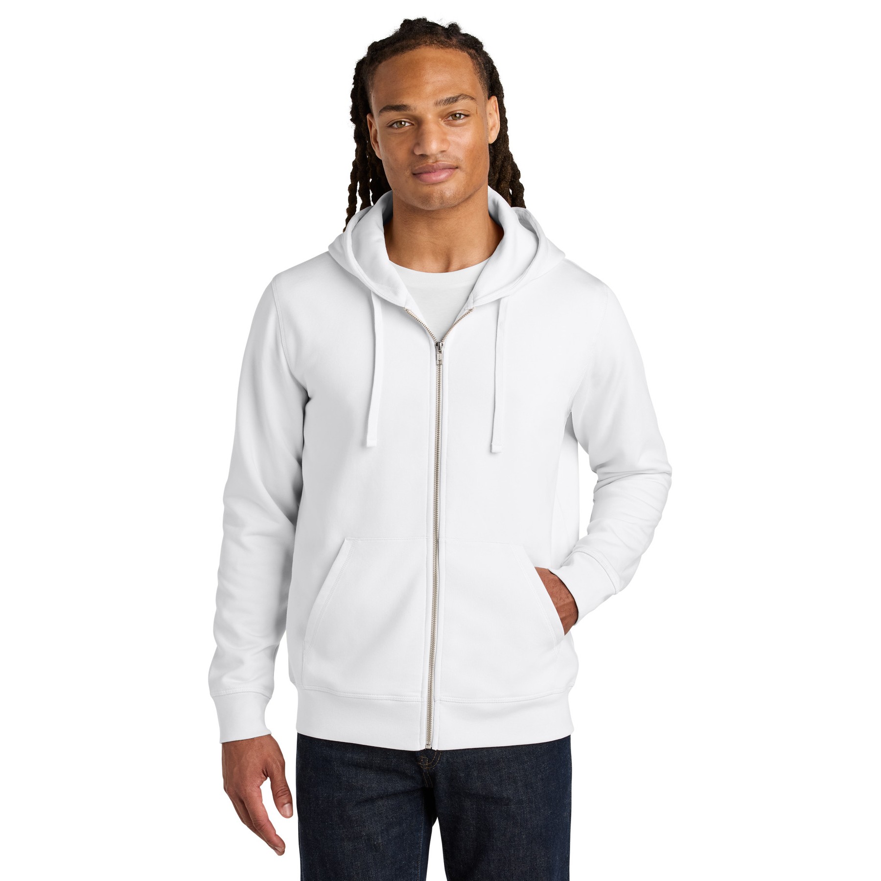Unisex Mixer Full-Zip Hooded Sweatshirt - Thumbnail Image