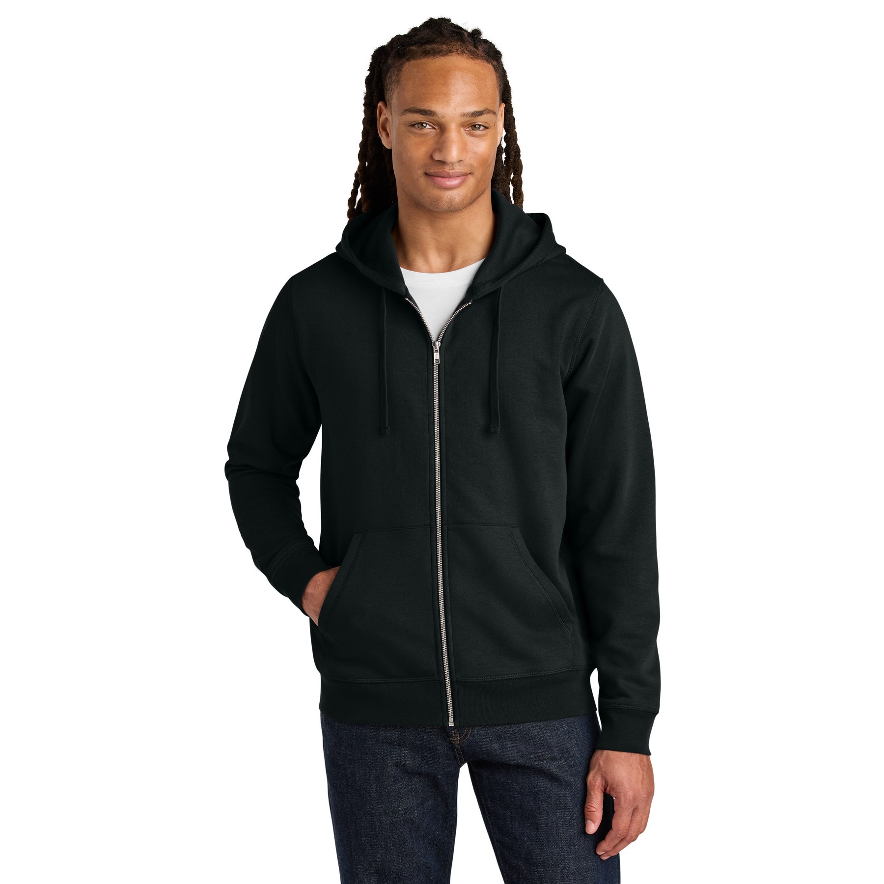 Unisex Mixer Full-Zip Hooded Sweatshirt - Thumbnail Image