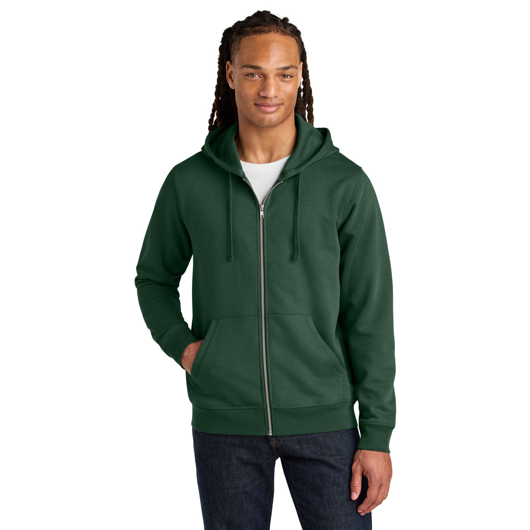 Unisex Mixer Full-Zip Hooded Sweatshirt - Thumbnail Image