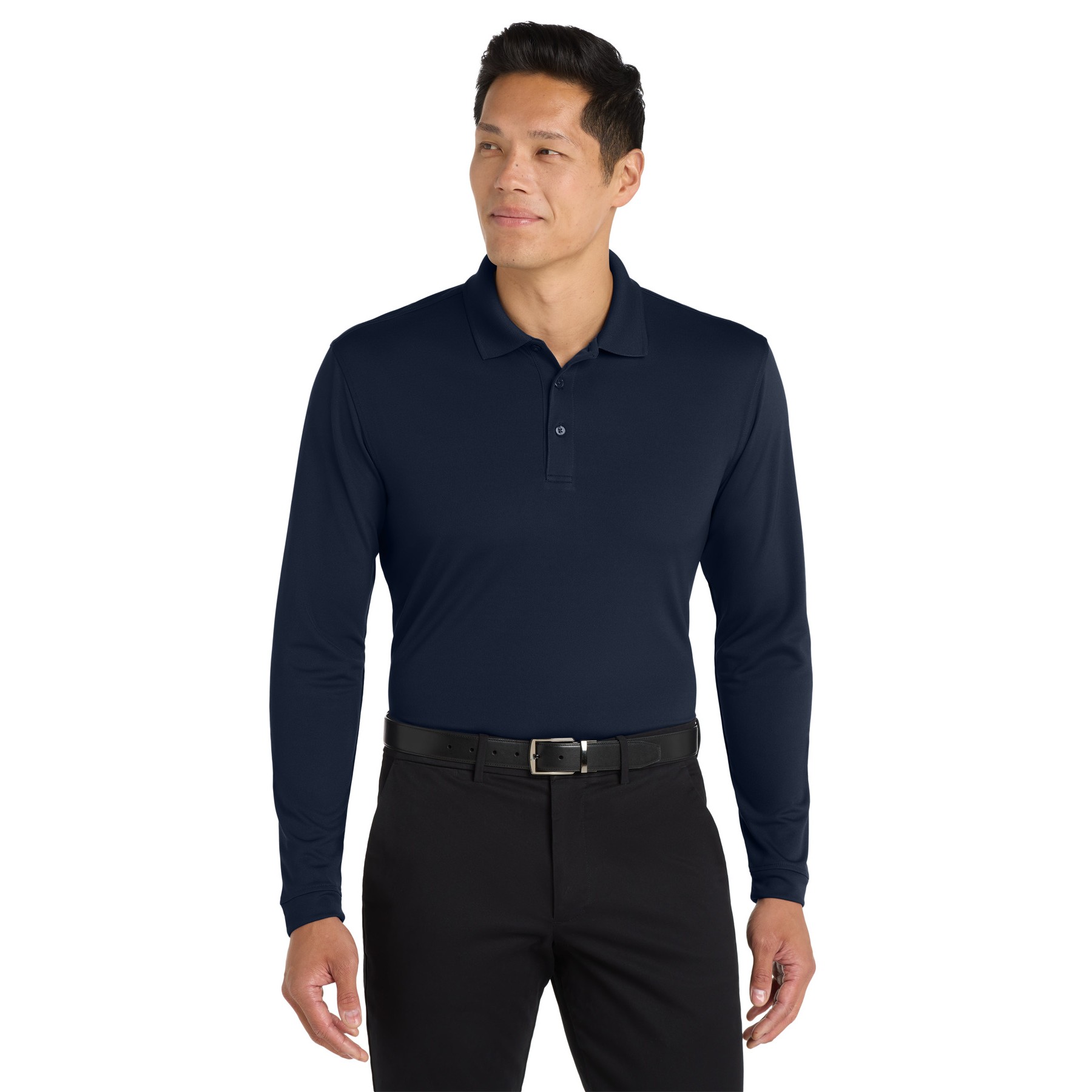 Dry Zone UV Micro-Mesh Long Sleeve Polo - Thumbnail Image