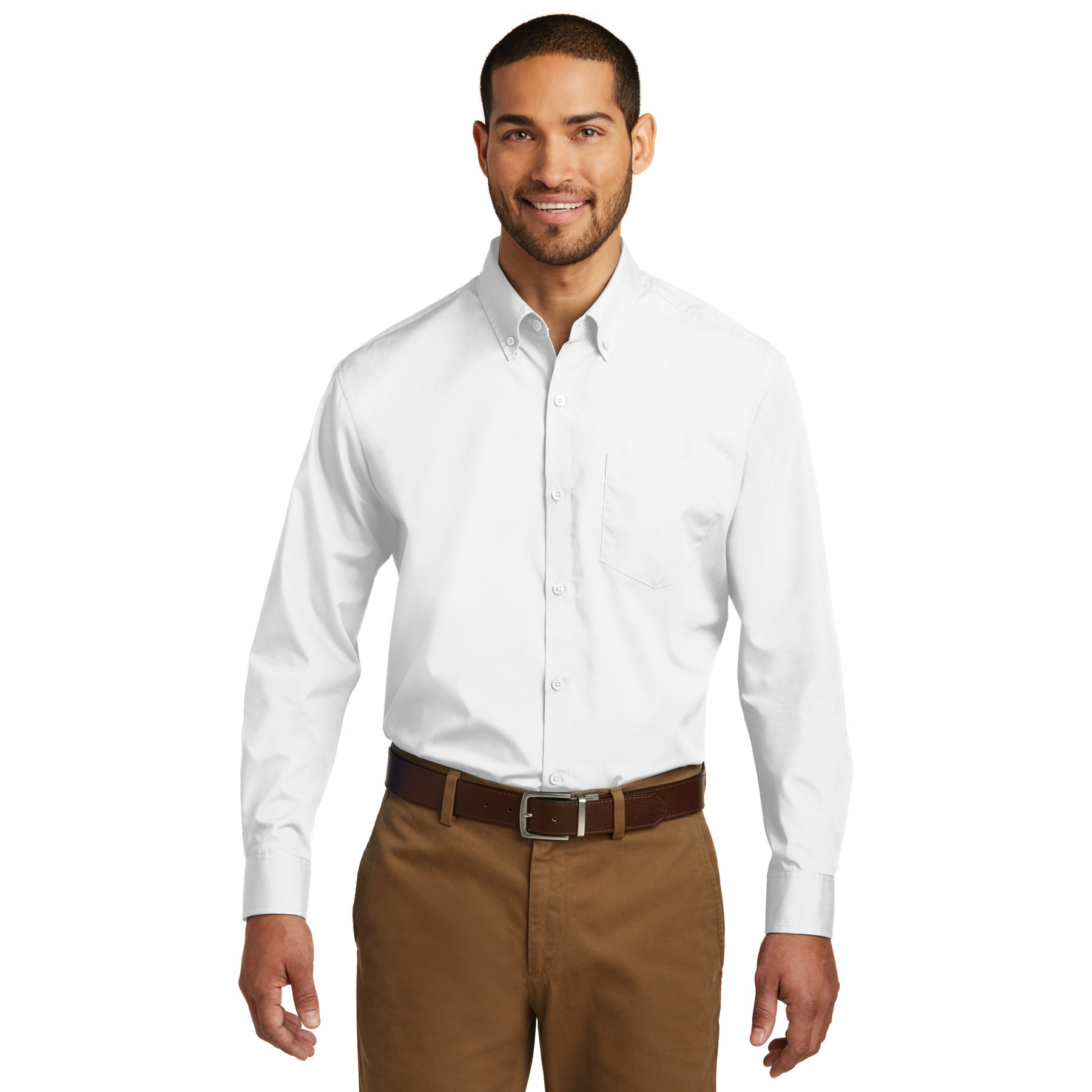 Tall Long Sleeve Carefree Poplin Shirt