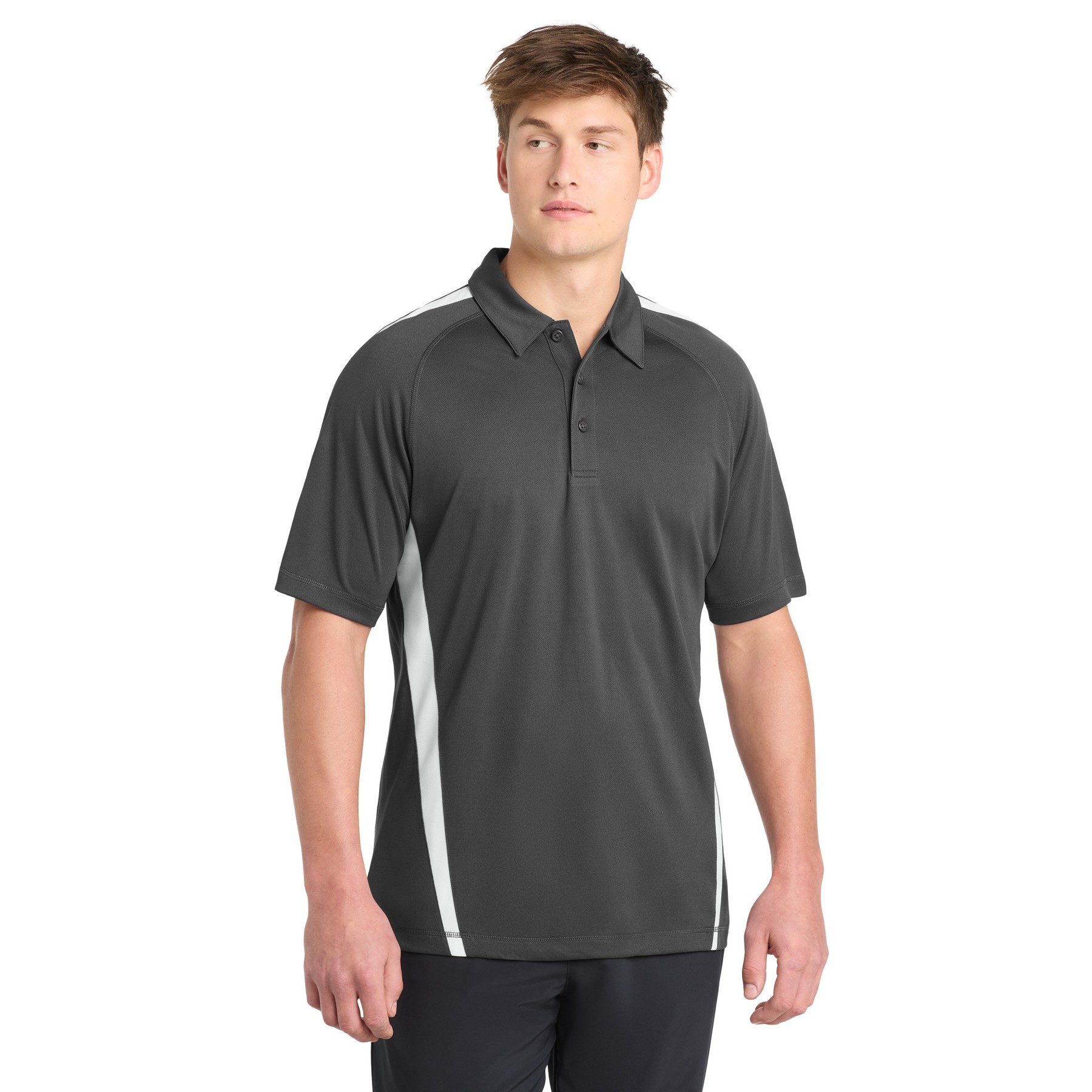 PosiCharge Micro-Mesh Colorblock Polo