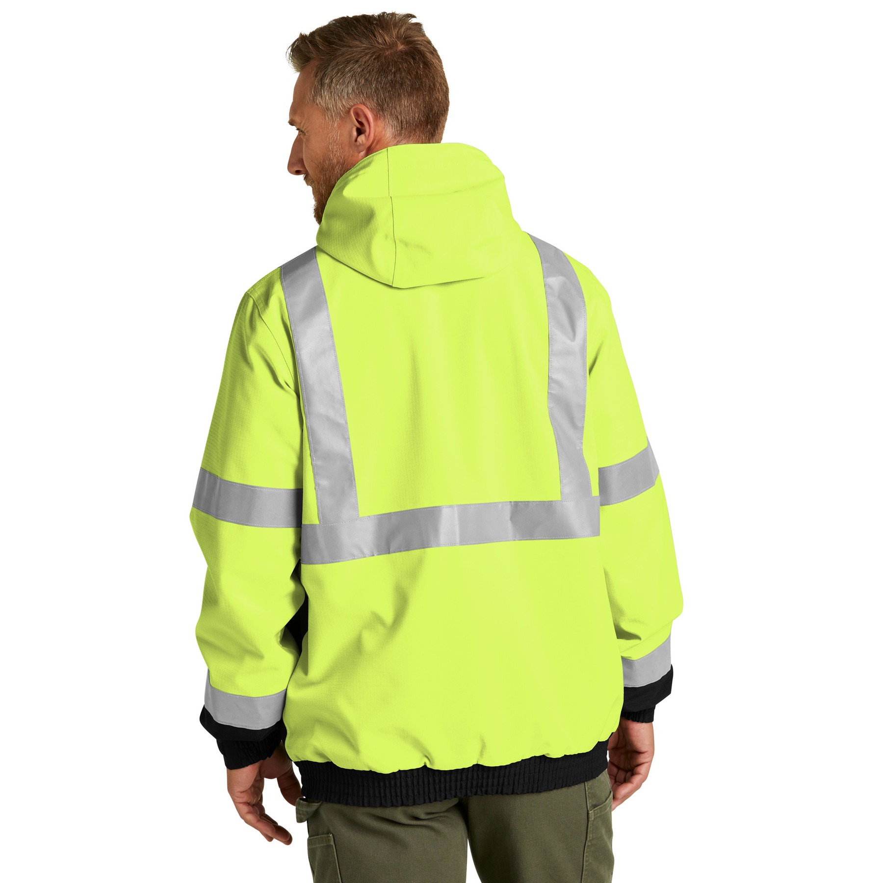 ANSI 107 Class 3 Waterproof Insulated Ripstop Bomber Jacket - Thumbnail Image