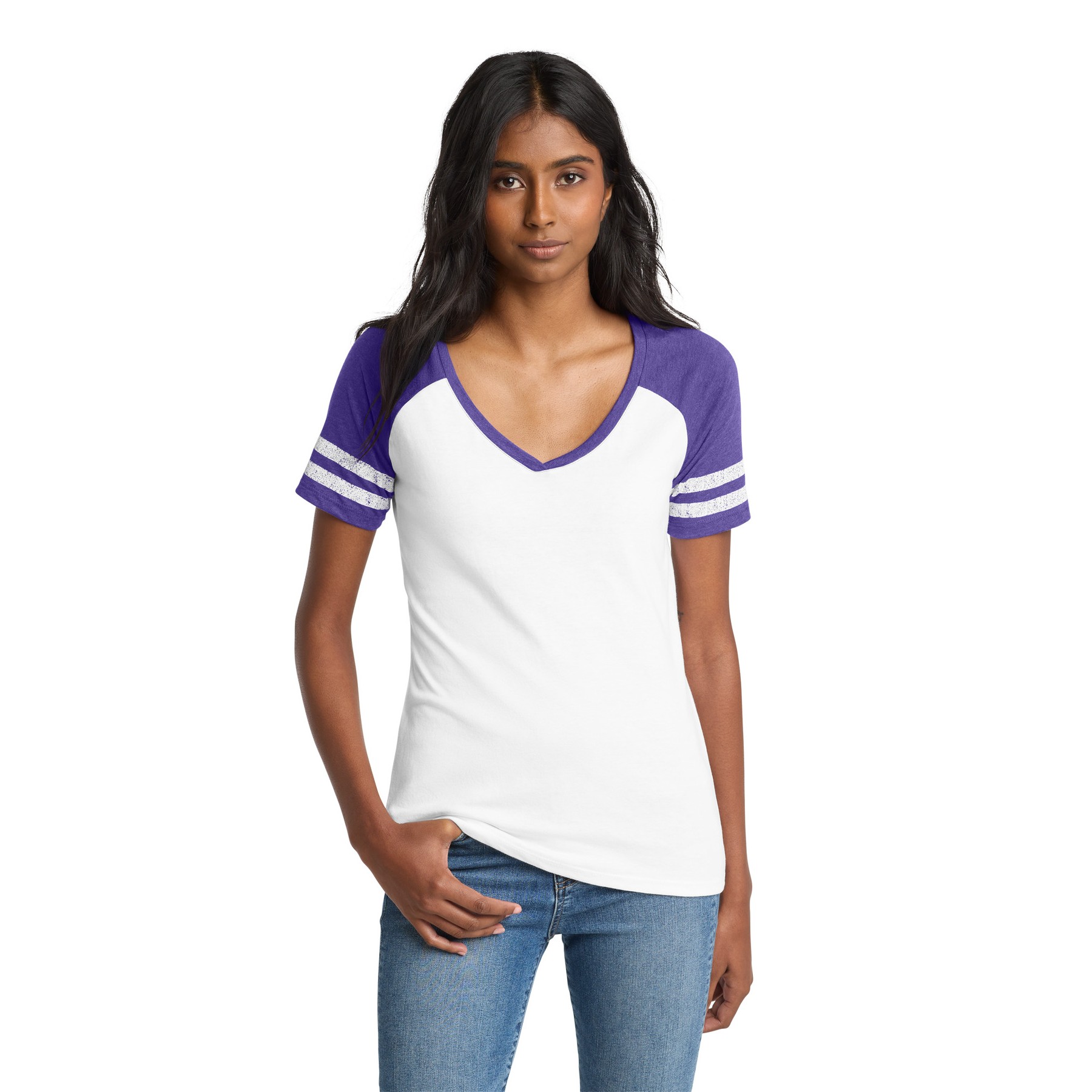 Women's Game V-Neck Tee - Thumbnail Image