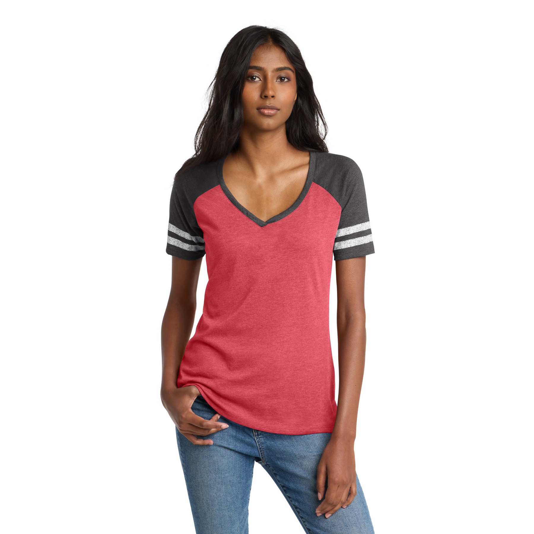 Women's Game V-Neck Tee - Thumbnail Image