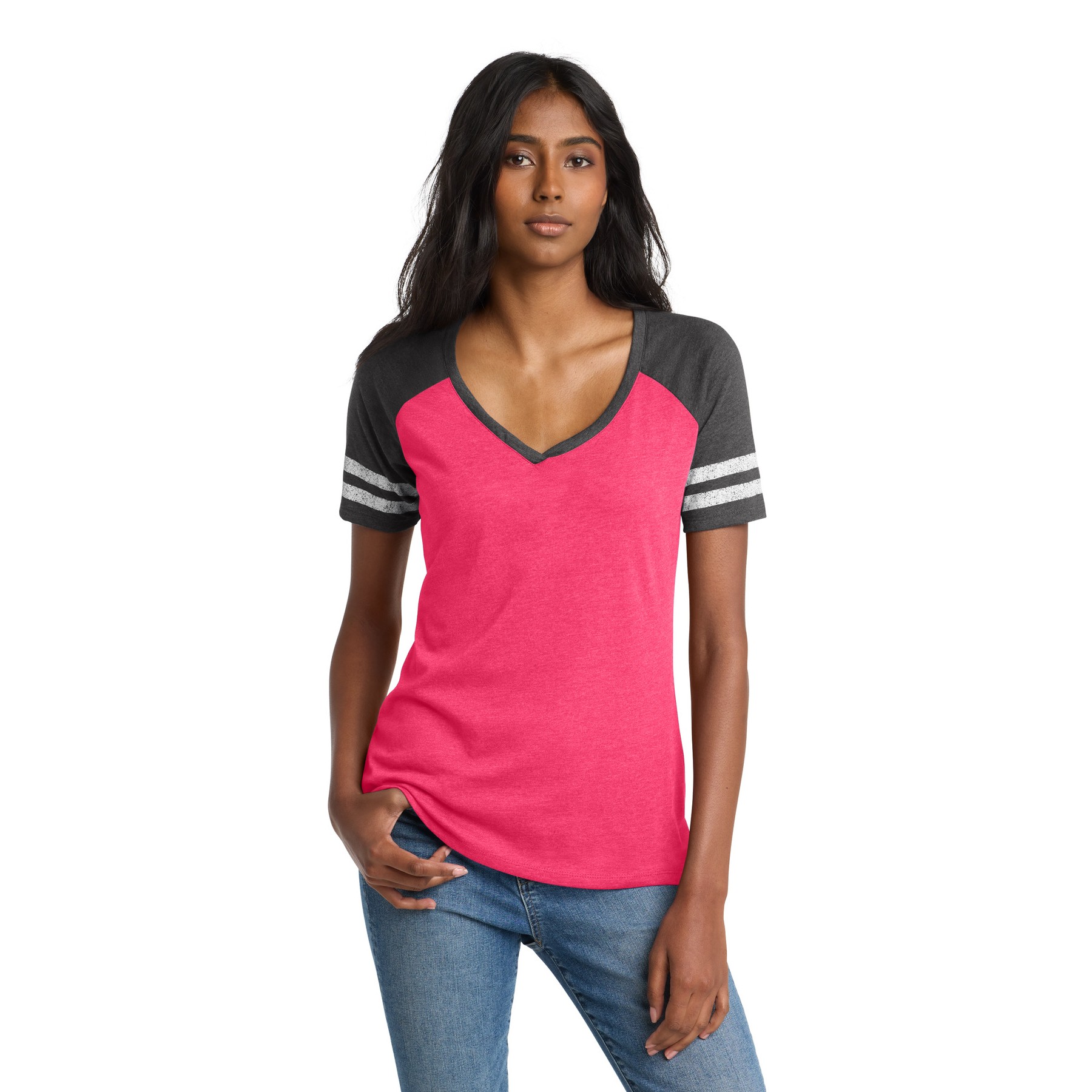 Women's Game V-Neck Tee - Thumbnail Image