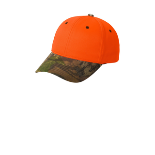 Enhanced Visibility Cap with Camo Brim