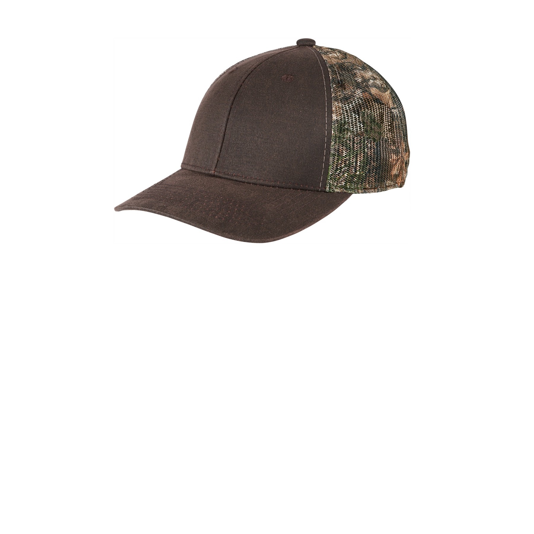 Pigment Print Camouflage Mesh Back Cap