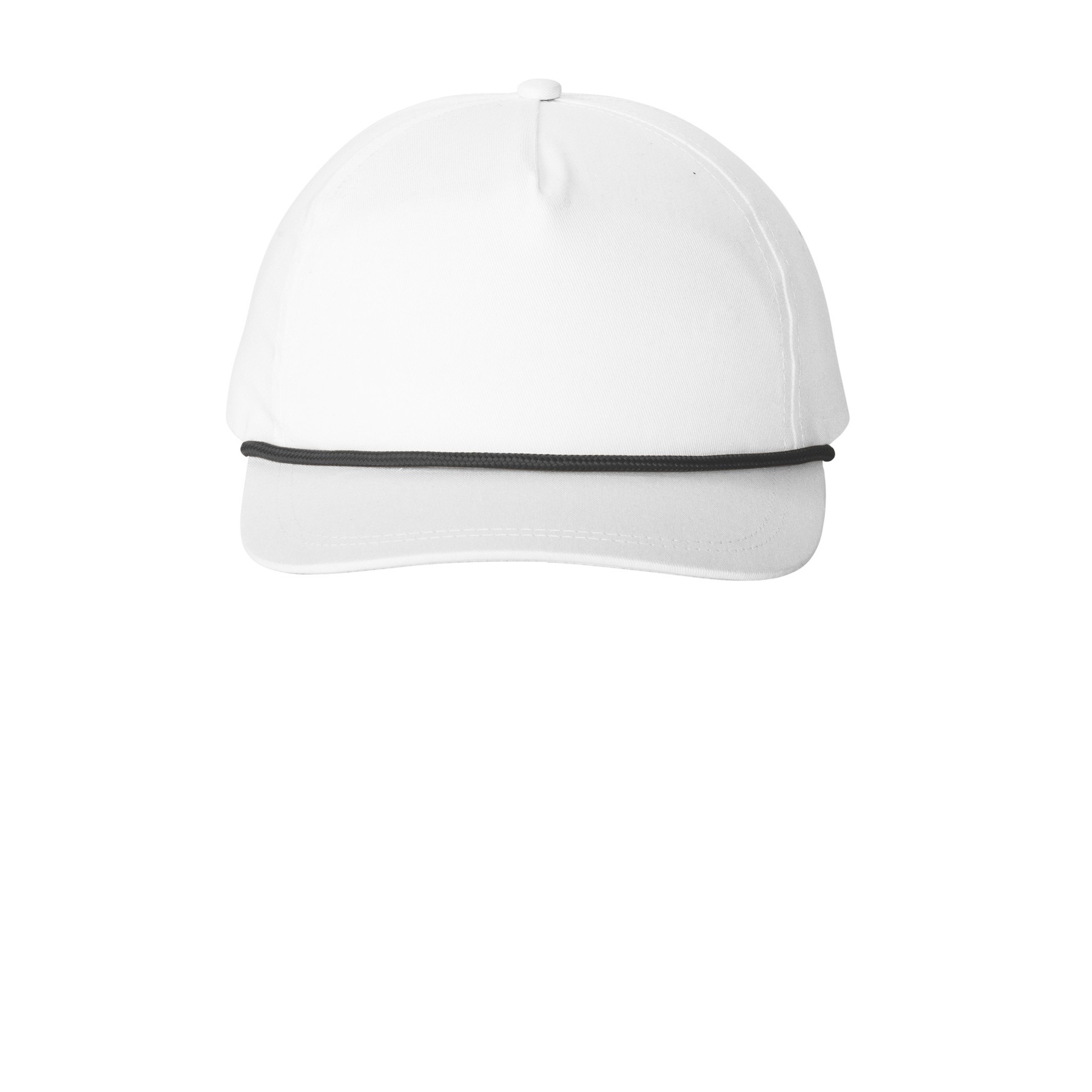 Snapback Five-Panel Rope Cap