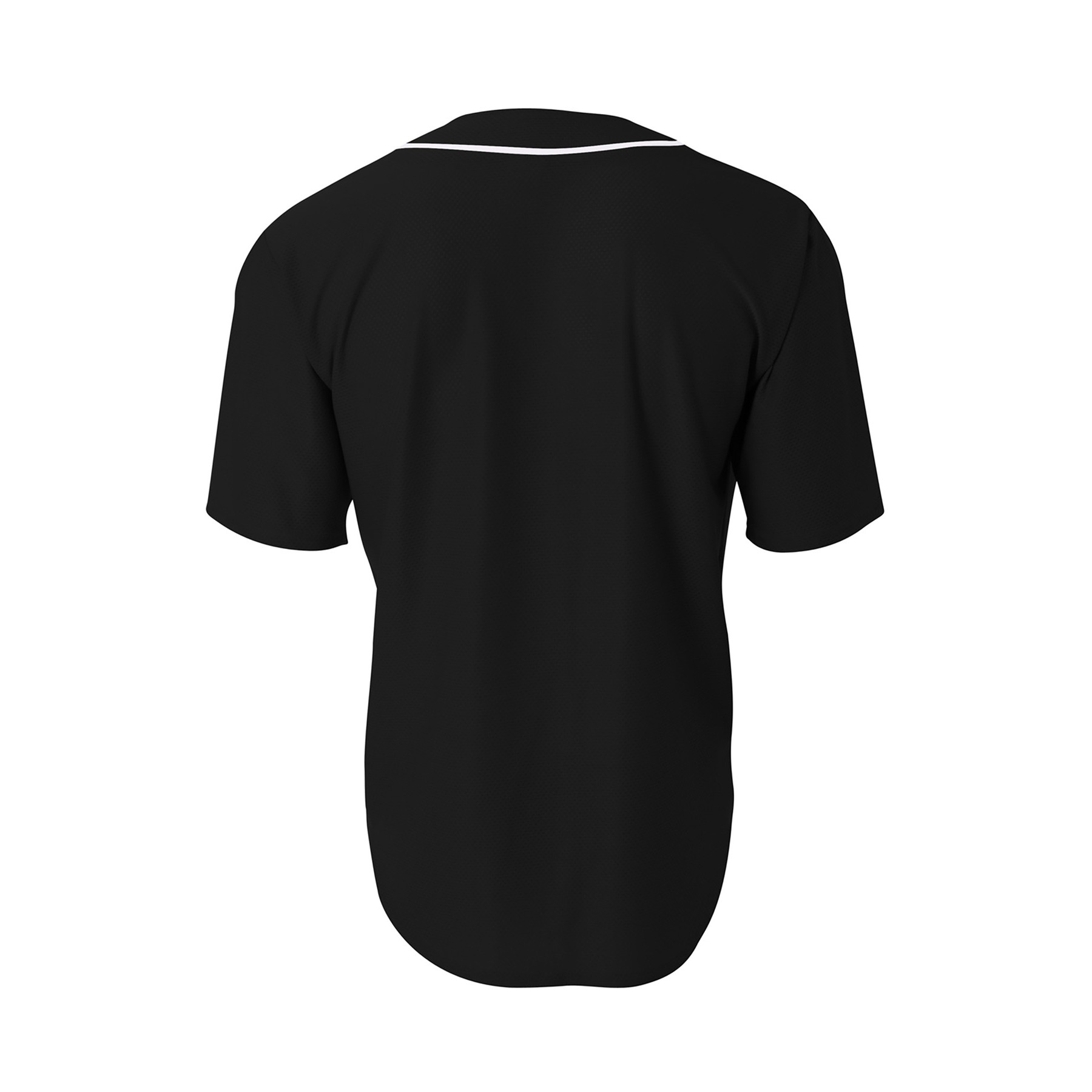 Short Sleeve Full-Button Baseball Top - Thumbnail Image