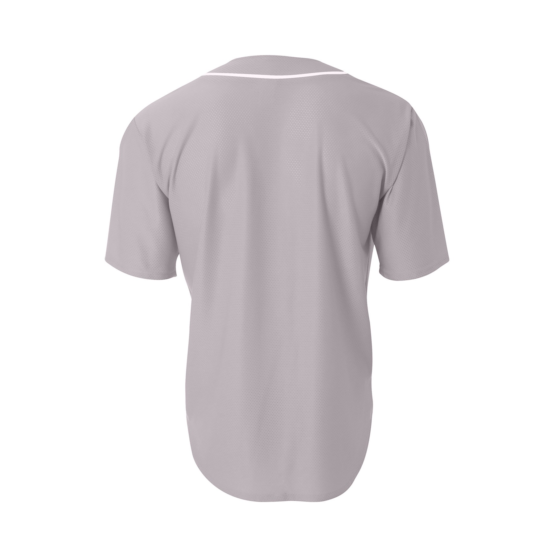 Short Sleeve Full-Button Baseball Top - Thumbnail Image