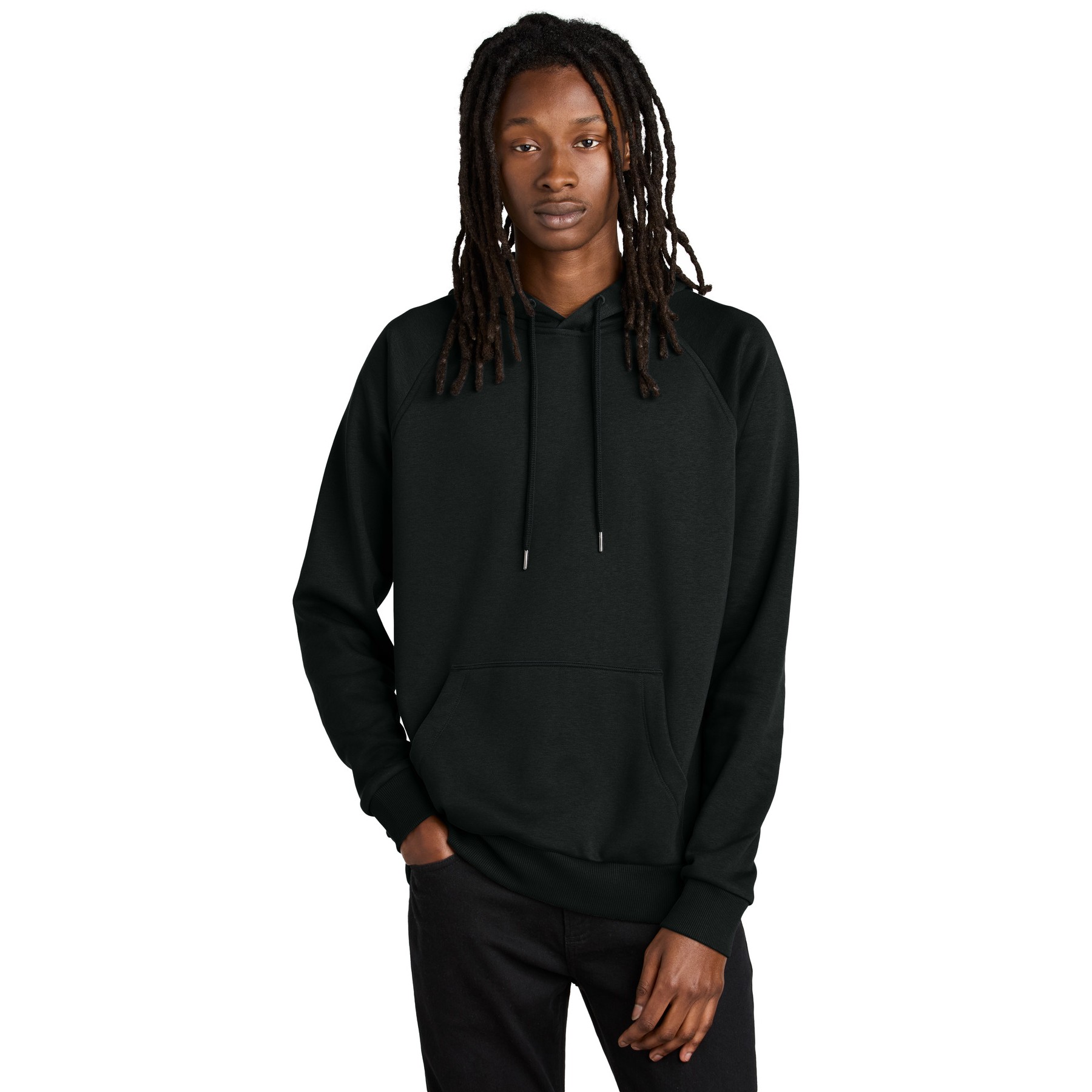 Unisex Organic CVC Fleece Pullover Hoodie - Thumbnail Image