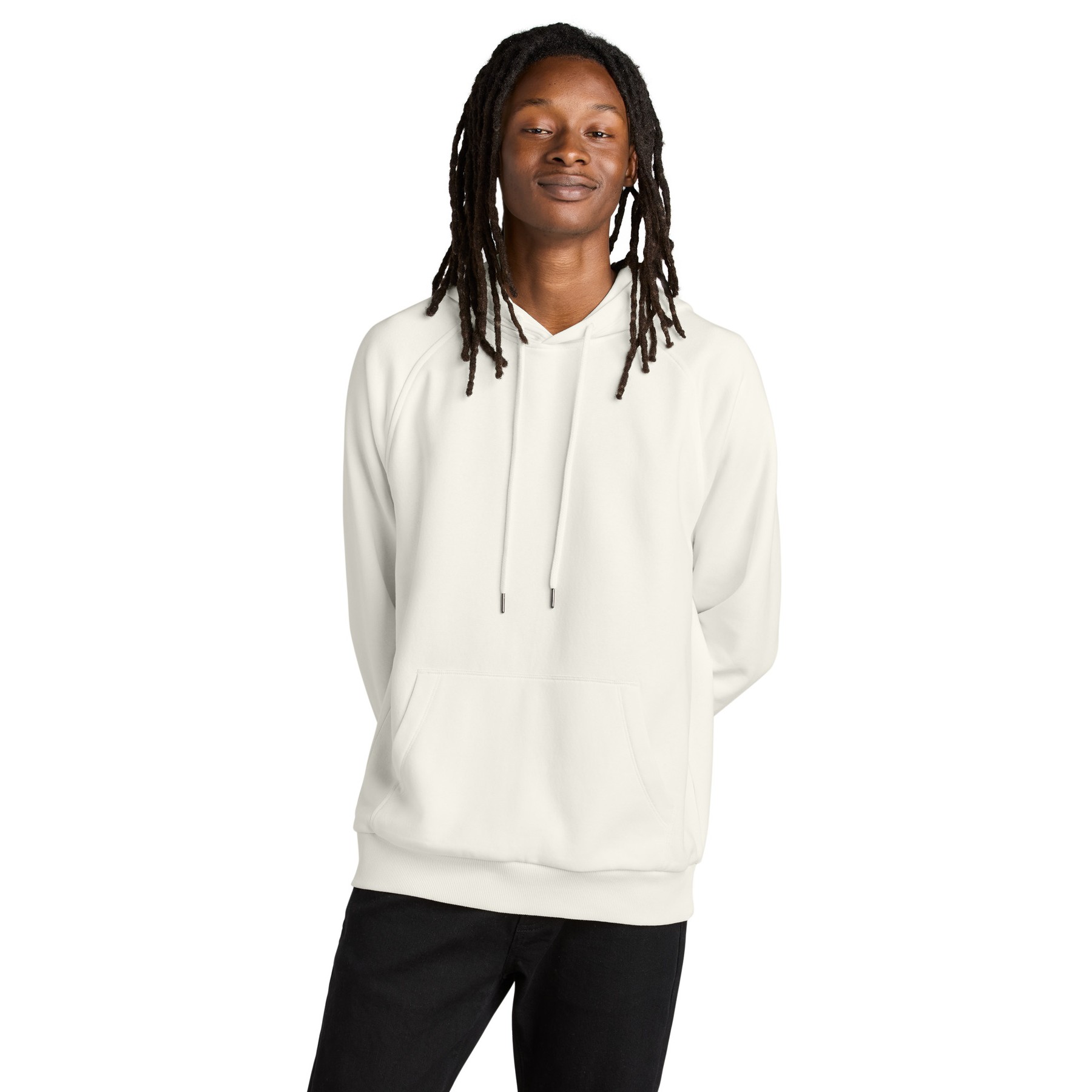 Unisex Organic CVC Fleece Pullover Hoodie - Thumbnail Image