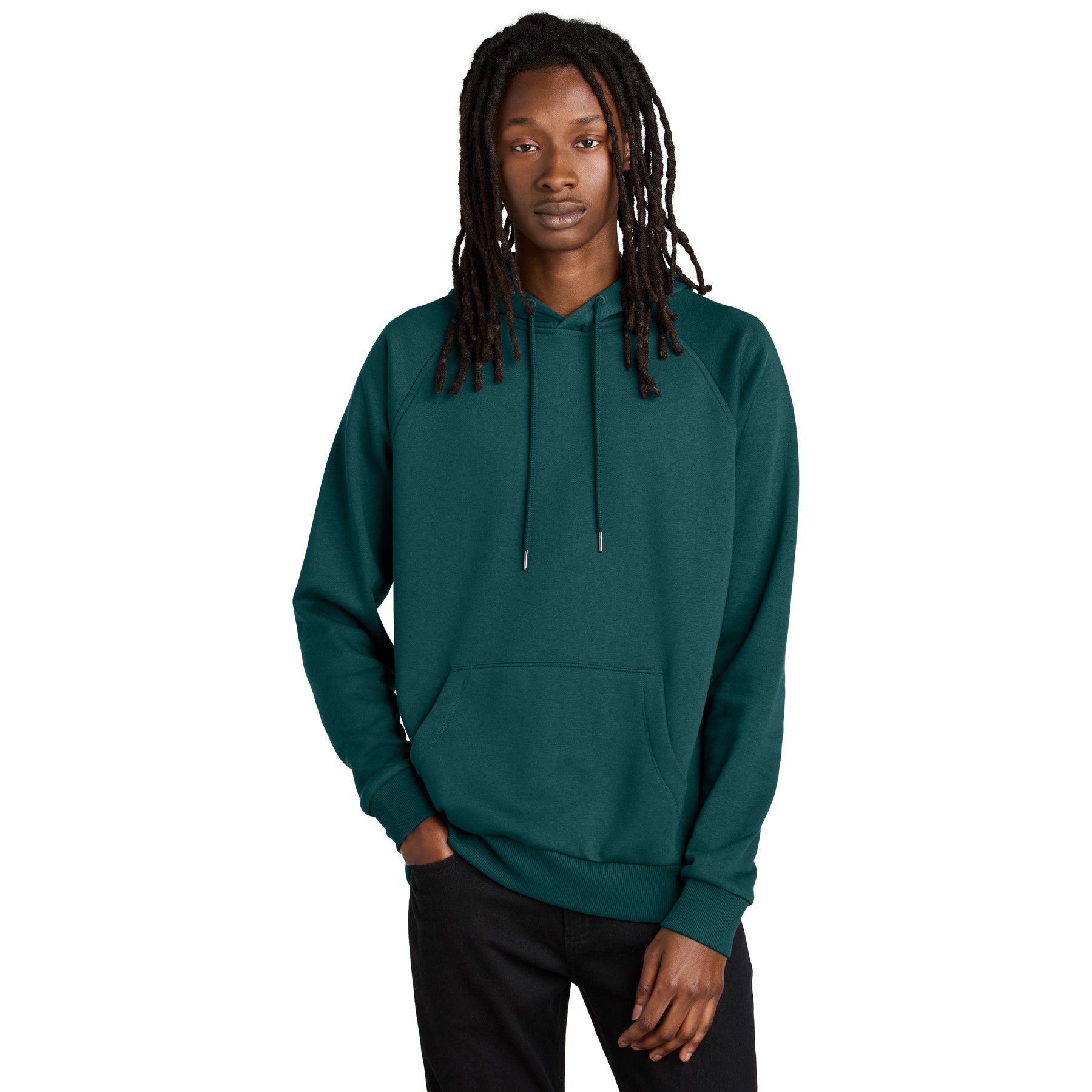 Unisex Organic CVC Fleece Pullover Hoodie - Thumbnail Image