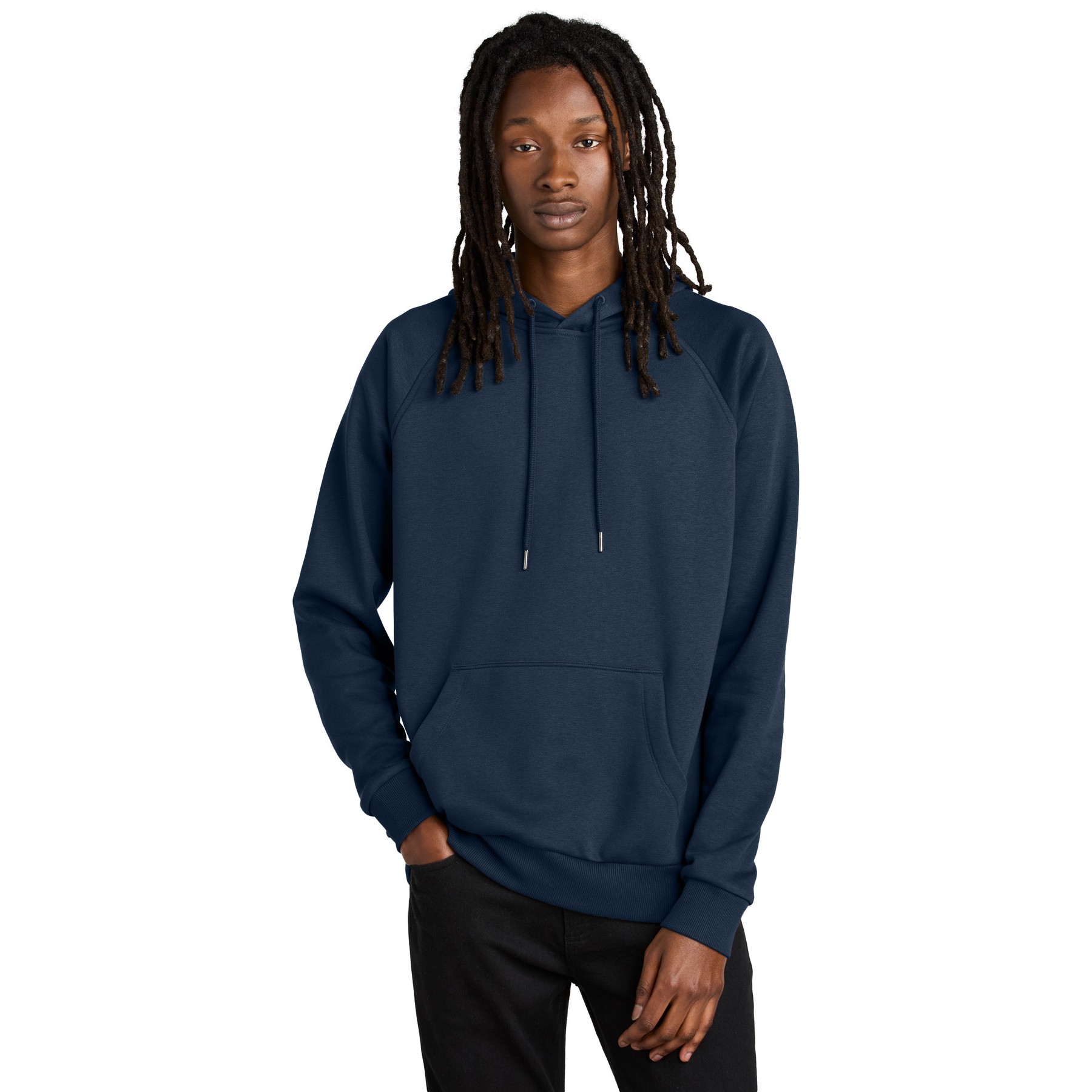 Unisex Organic CVC Fleece Pullover Hoodie - Thumbnail Image