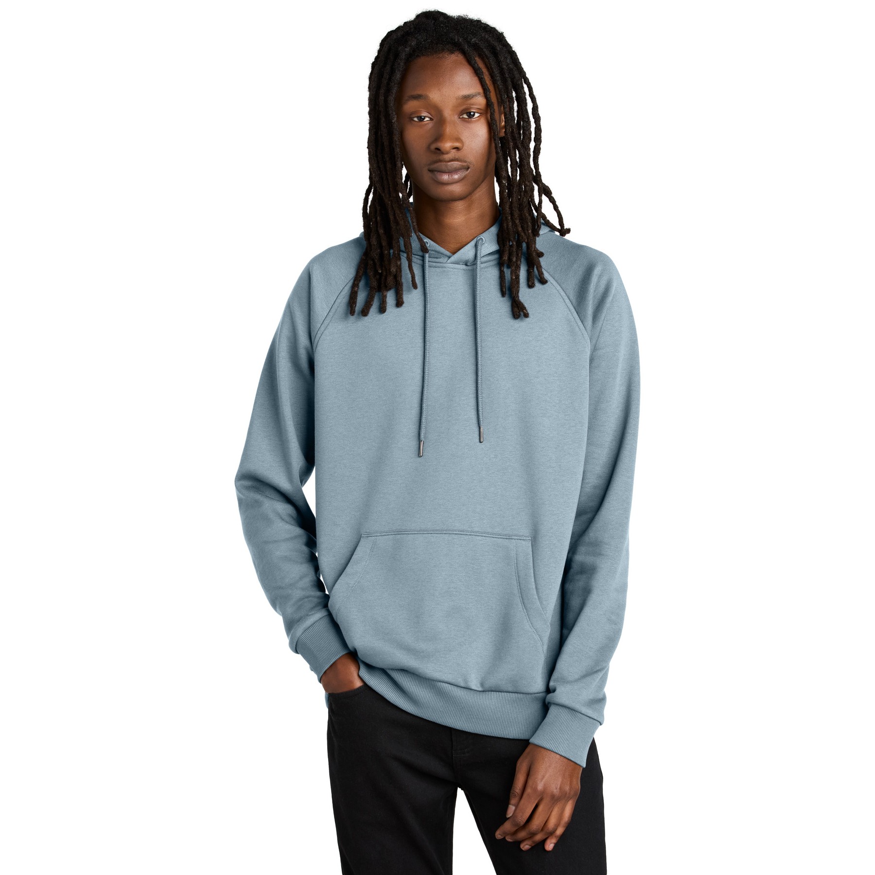 Unisex Organic CVC Fleece Pullover Hoodie - Thumbnail Image