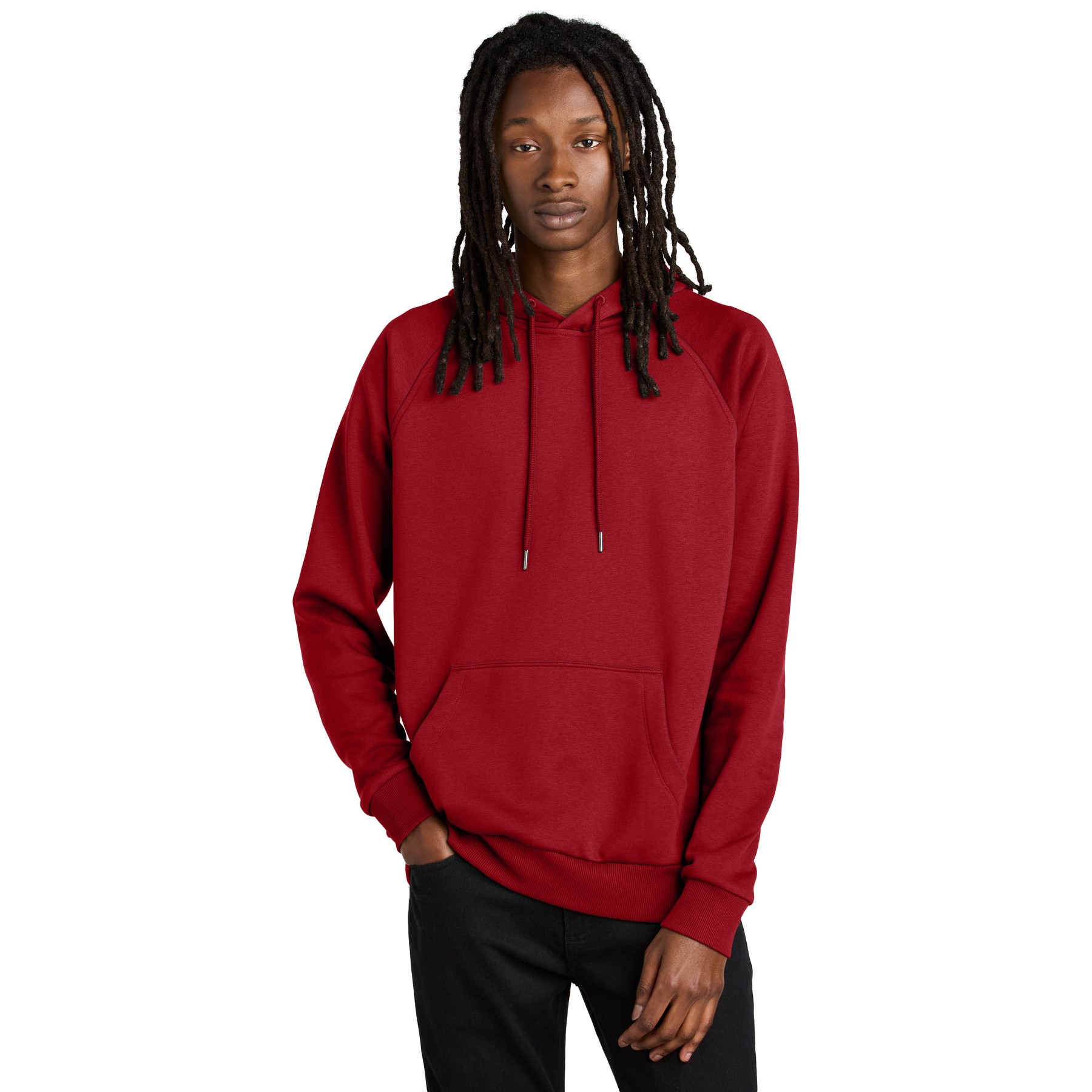 Unisex Organic CVC Fleece Pullover Hoodie - Thumbnail Image