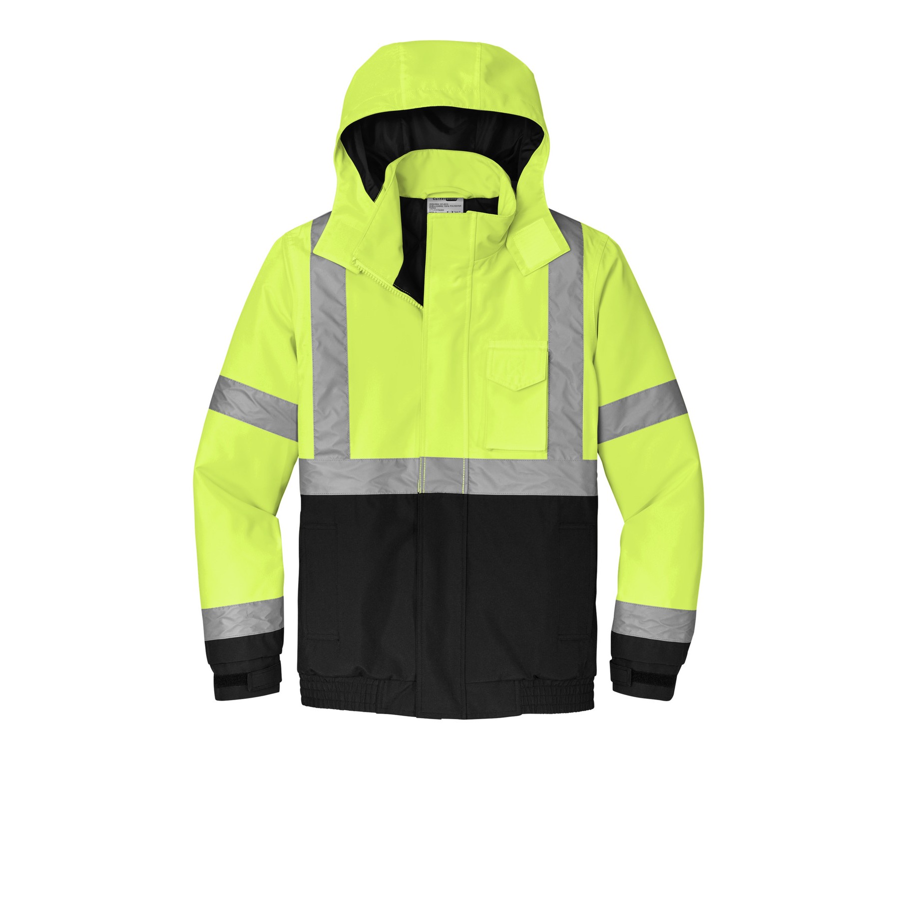 ANSI 107 Class 3 Economy Waterproof Insulated Bomber Jacket - Thumbnail Image