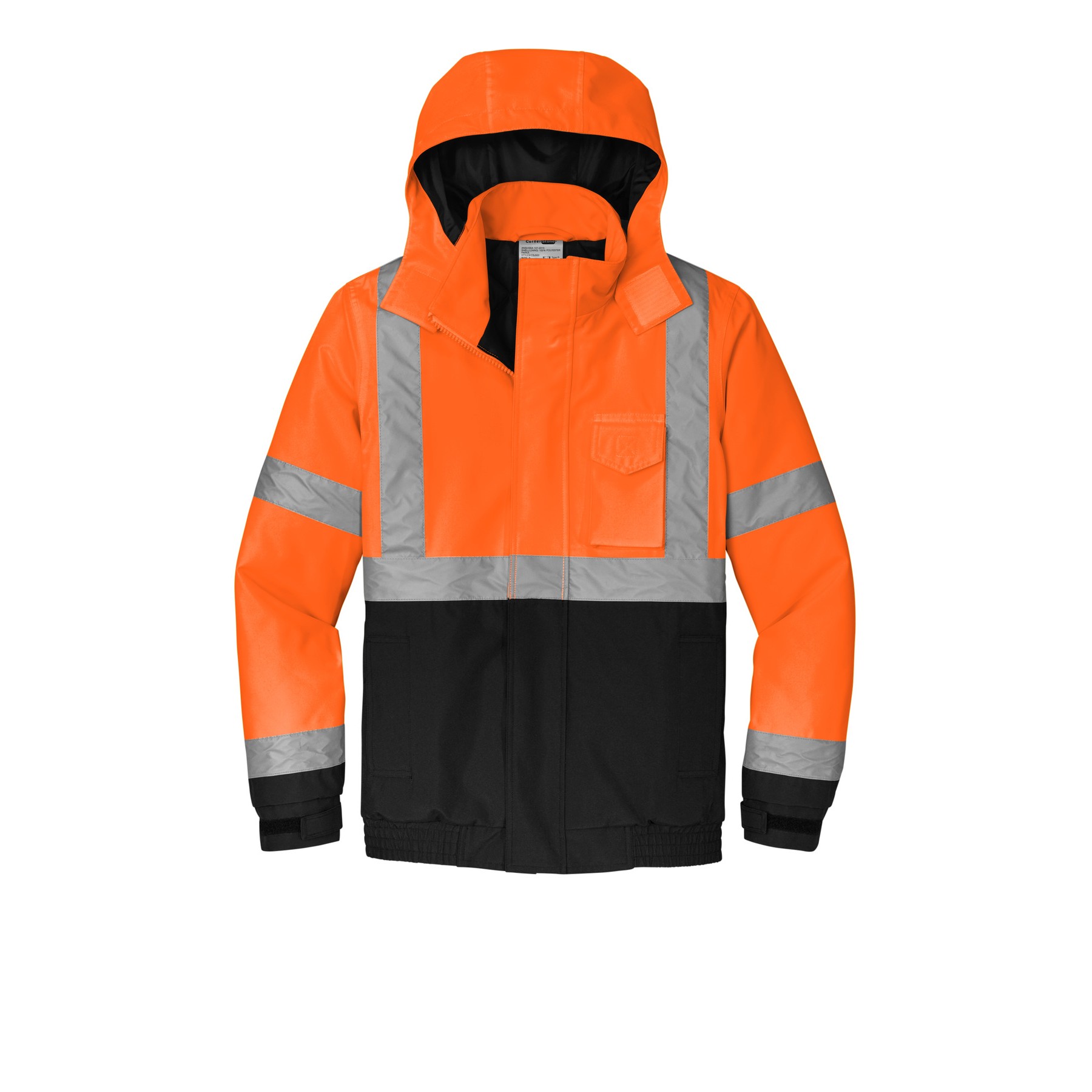 ANSI 107 Class 3 Economy Waterproof Insulated Bomber Jacket - Thumbnail Image