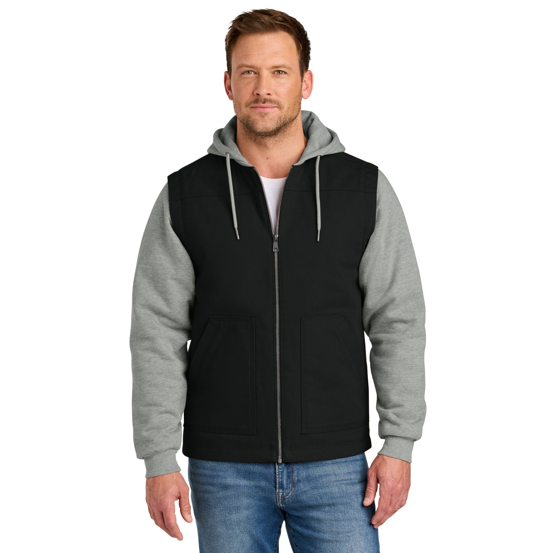 Duck Fleece Full-Zip Hooded Jacket - Main Image