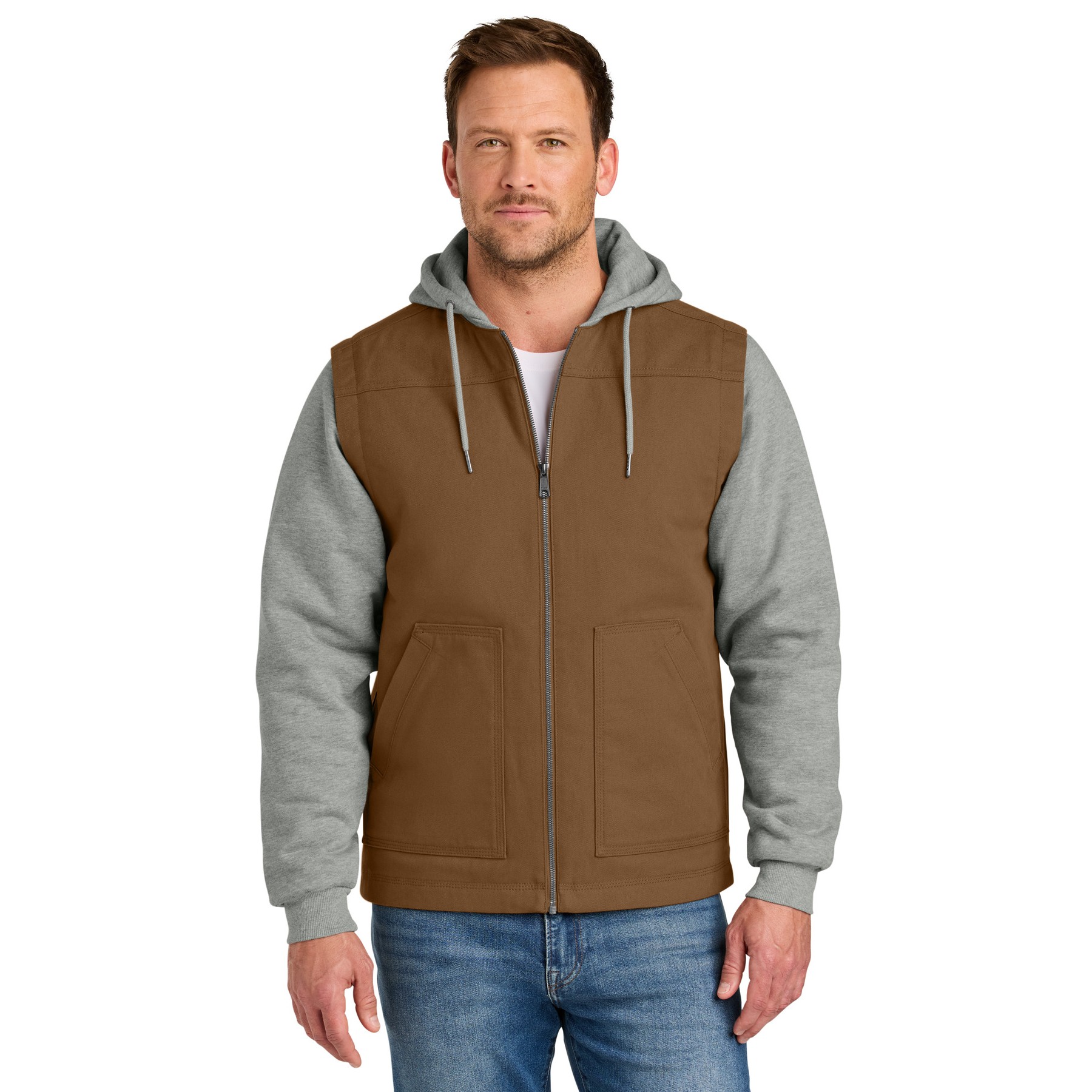 Duck Fleece Full-Zip Hooded Jacket - Thumbnail Image