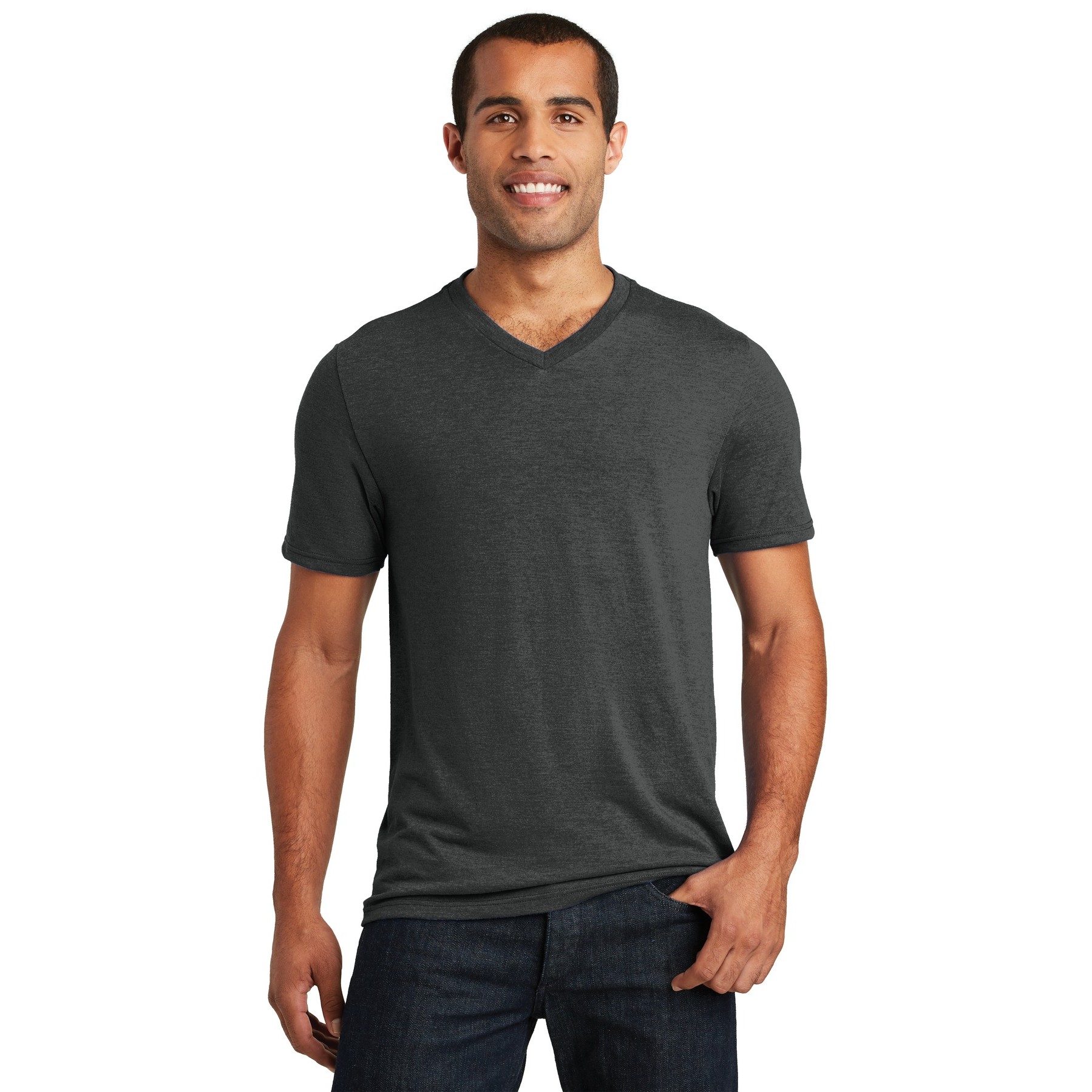 Perfect Tri V-Neck Tee - Thumbnail Image