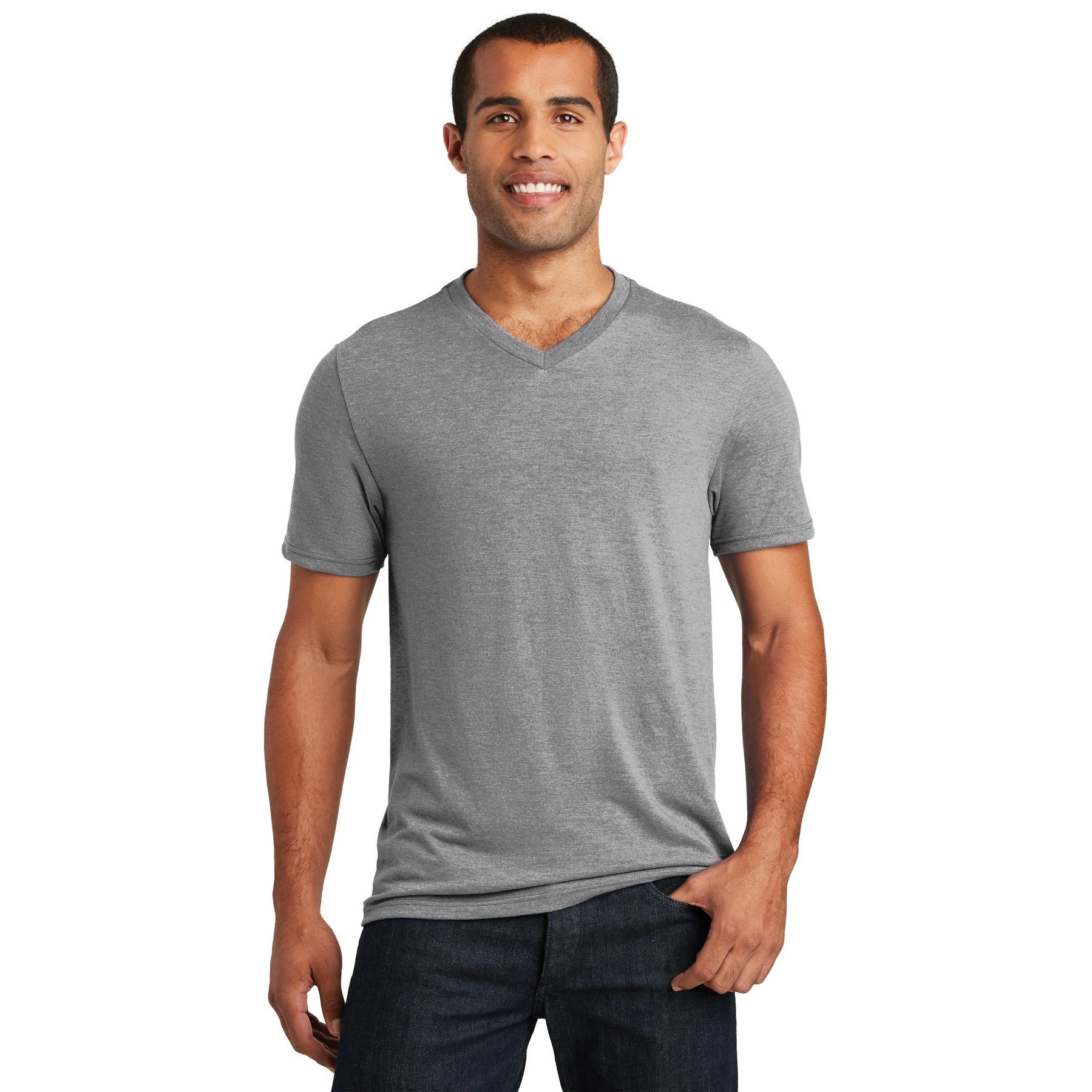 Perfect Tri V-Neck Tee - Thumbnail Image