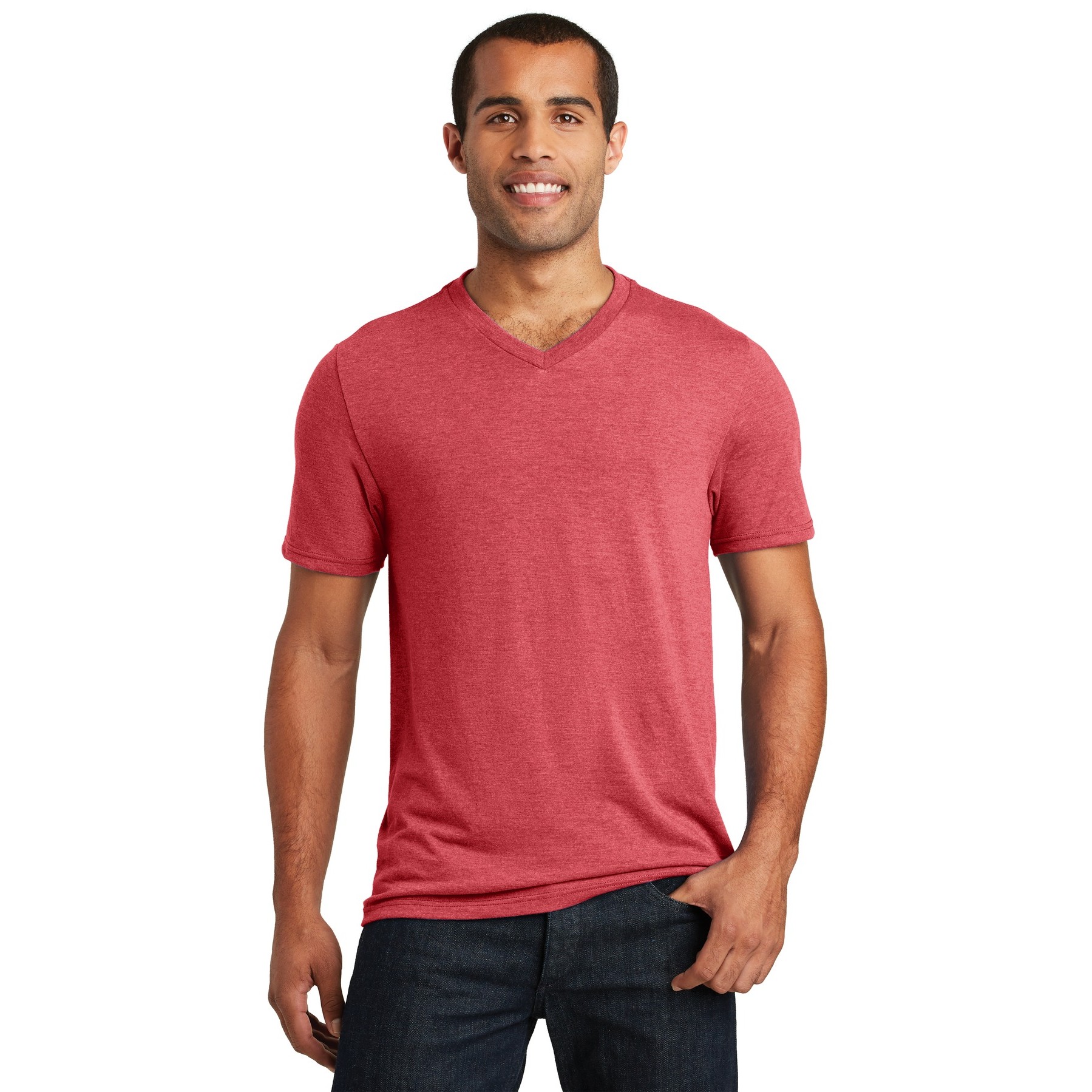 Perfect Tri V-Neck Tee - Thumbnail Image