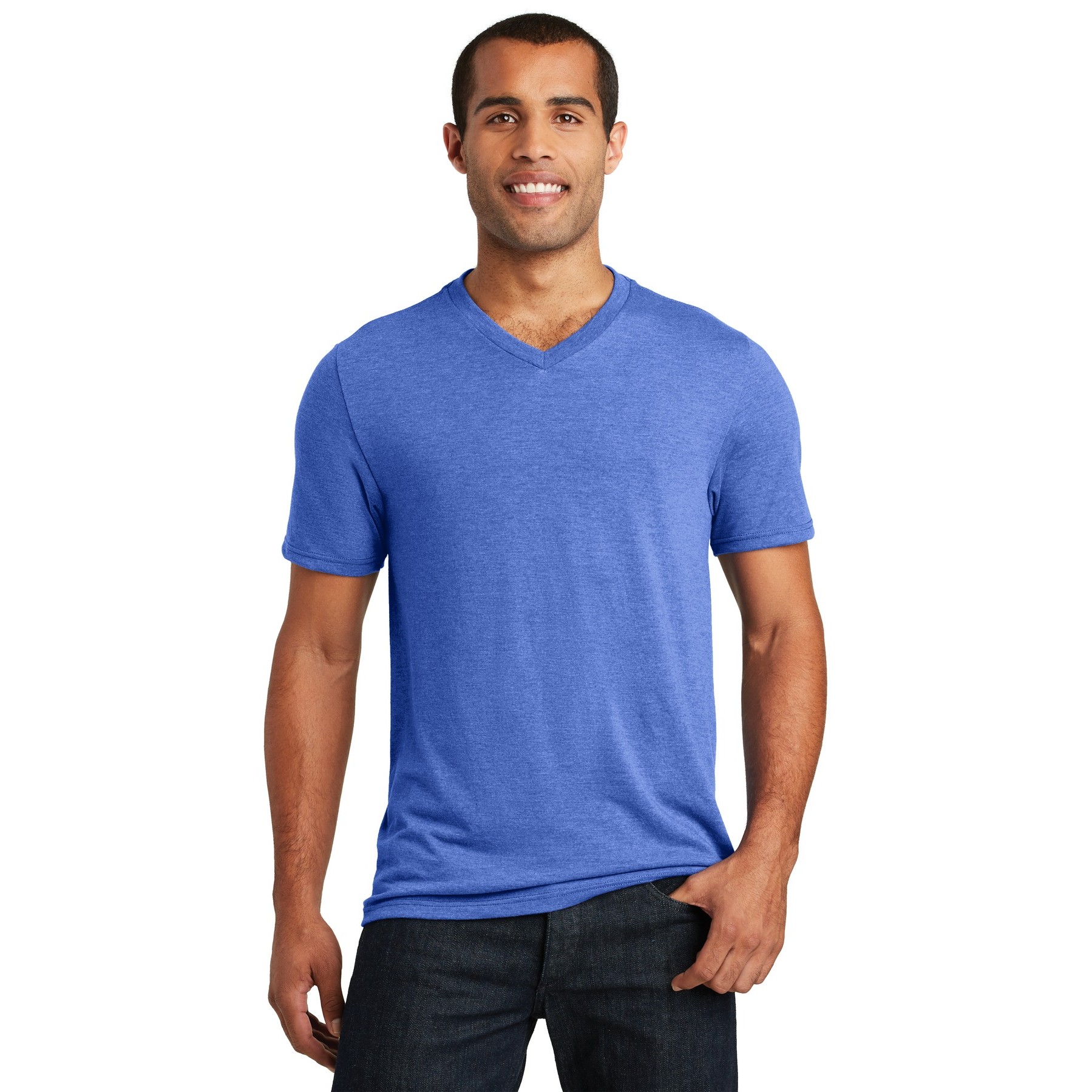 Perfect Tri V-Neck Tee - Thumbnail Image