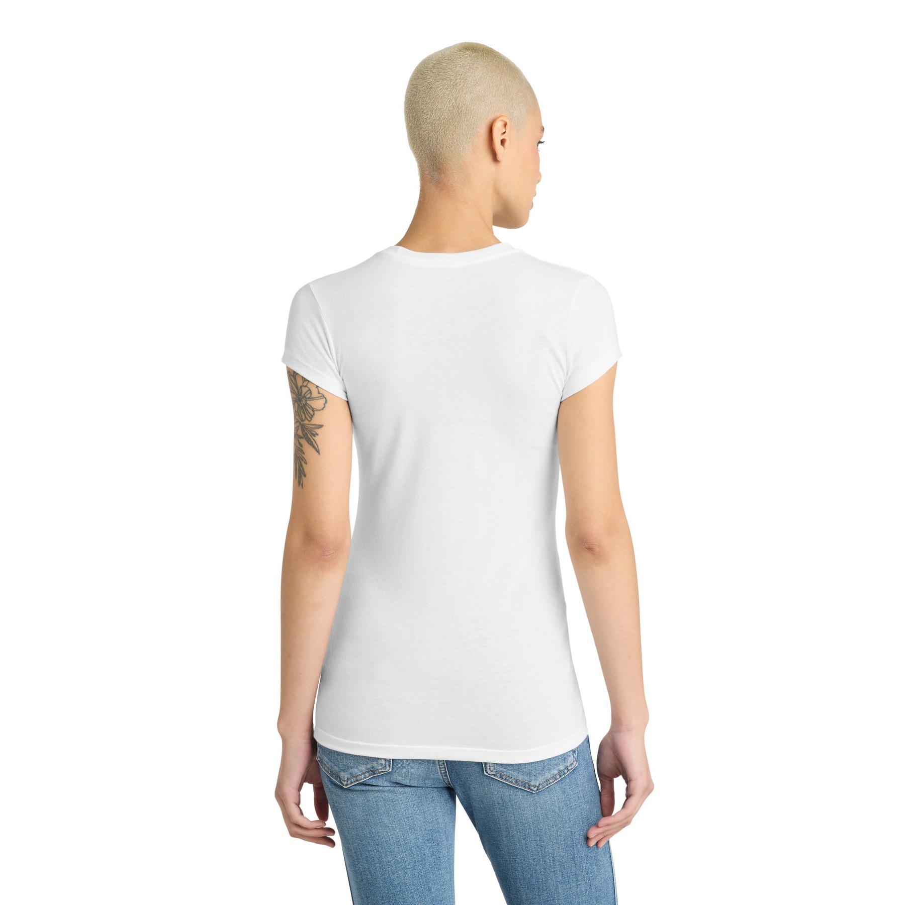 Women's Fitted Perfect Tri Tee - Thumbnail Image