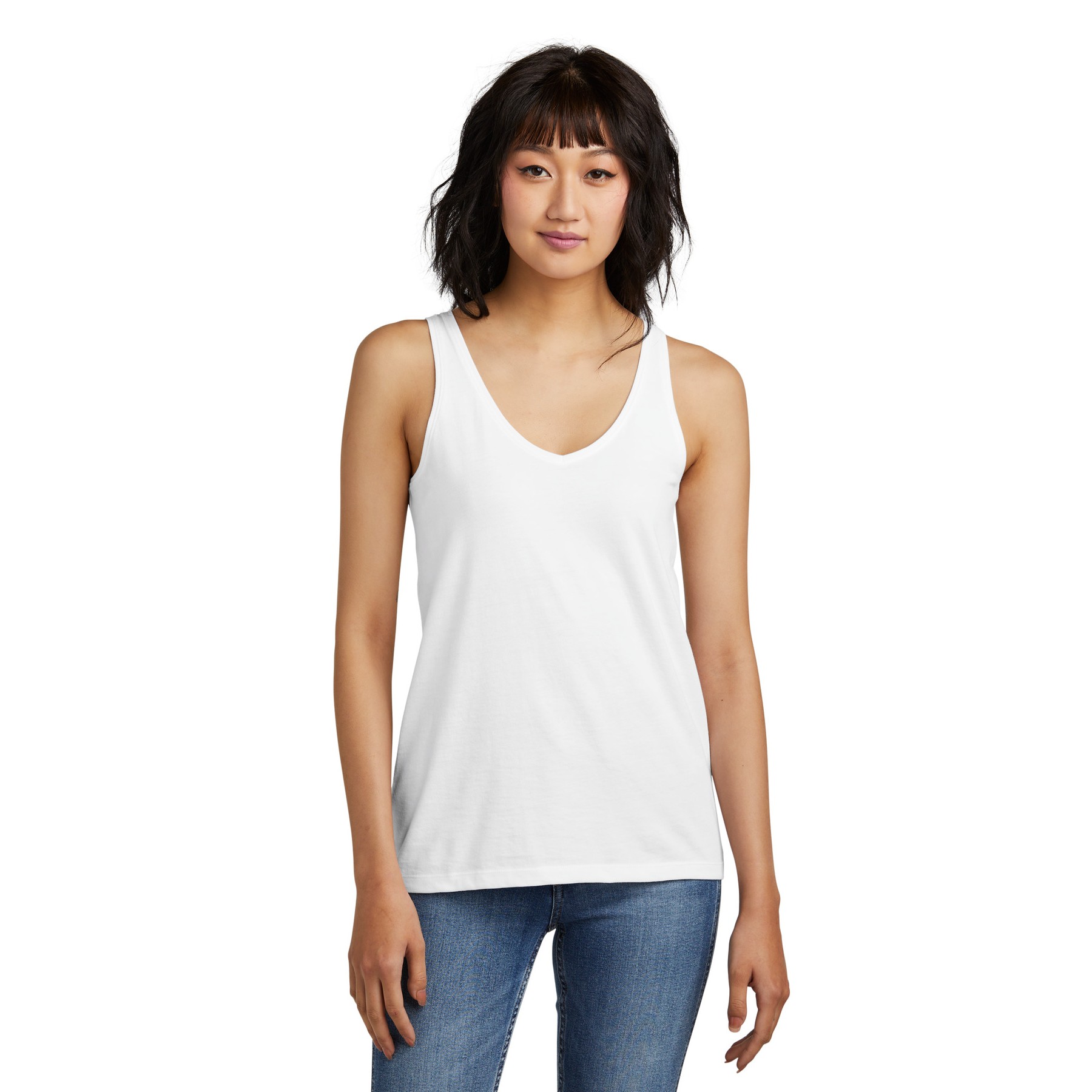 Women's Perfect Blend CVC V-Neck Tank