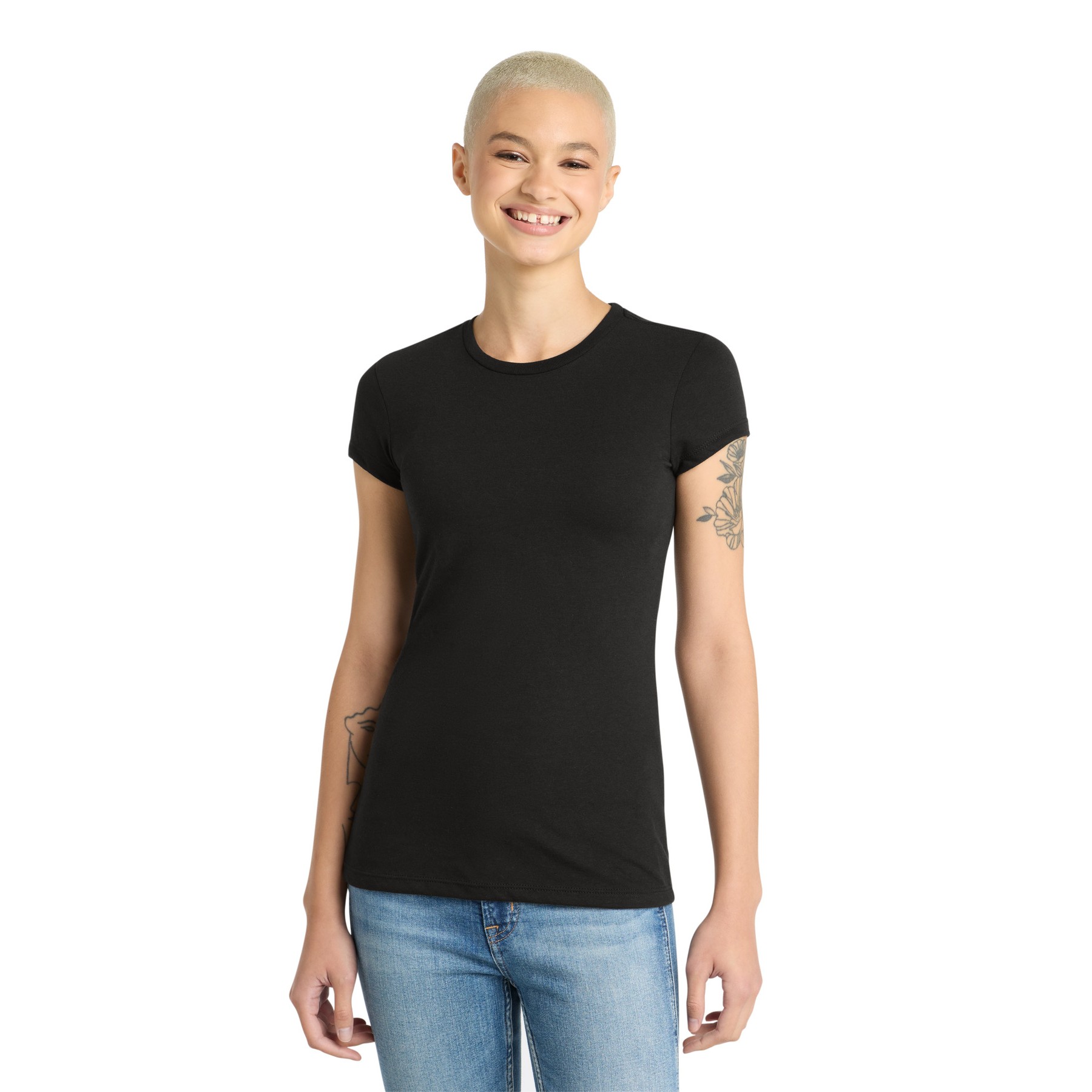 Women's Fitted Perfect Tri Tee - Thumbnail Image