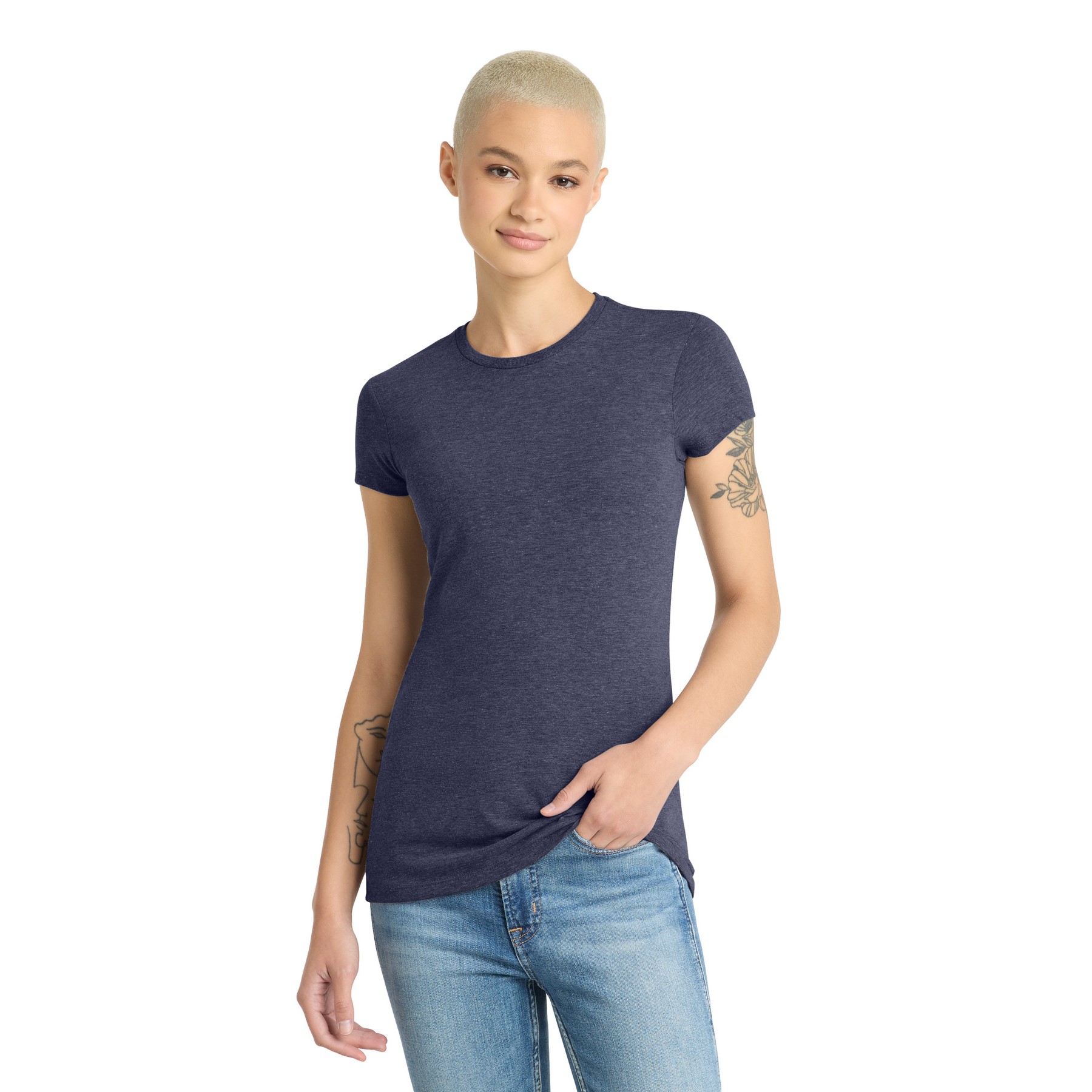 Women's Fitted Perfect Tri Tee - Thumbnail Image