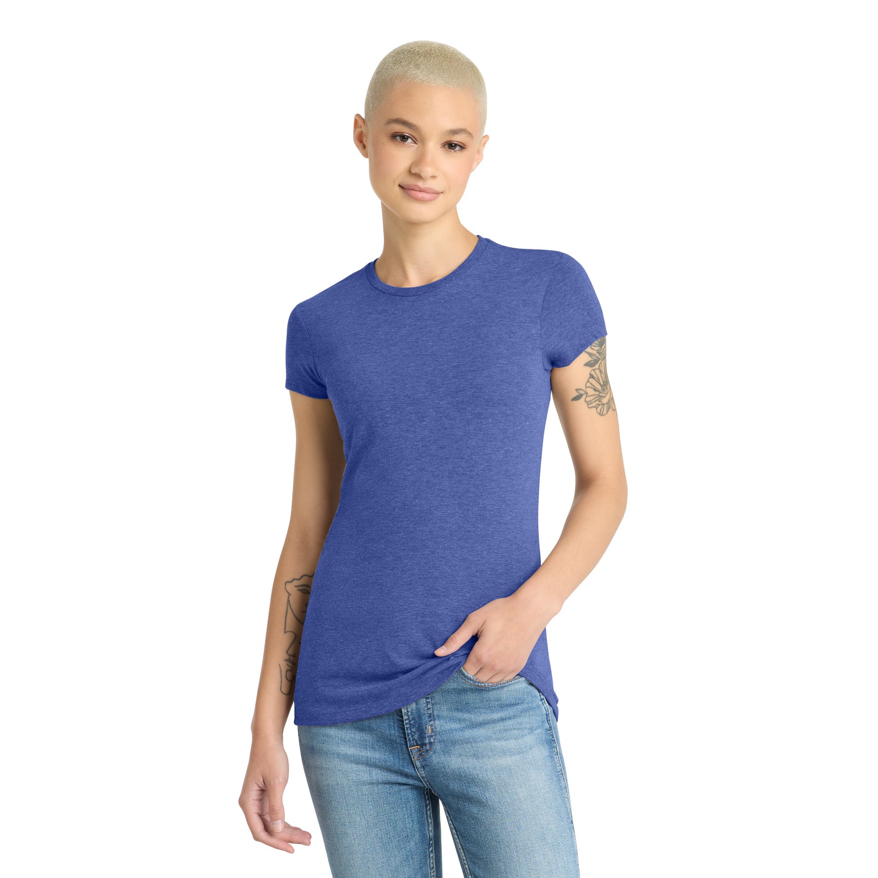Women's Fitted Perfect Tri Tee - Thumbnail Image