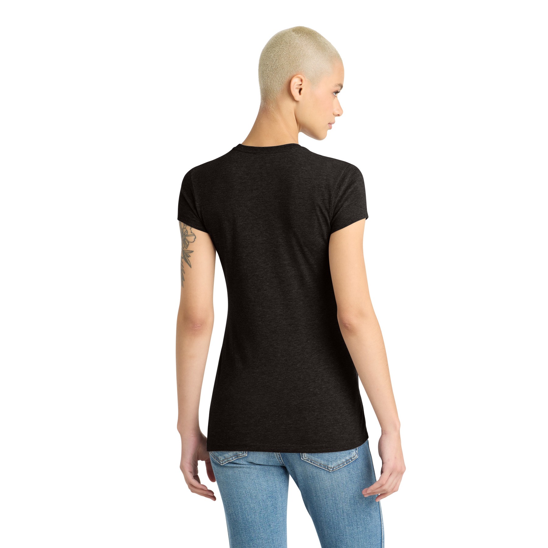 Women's Fitted Perfect Tri Tee - Thumbnail Image