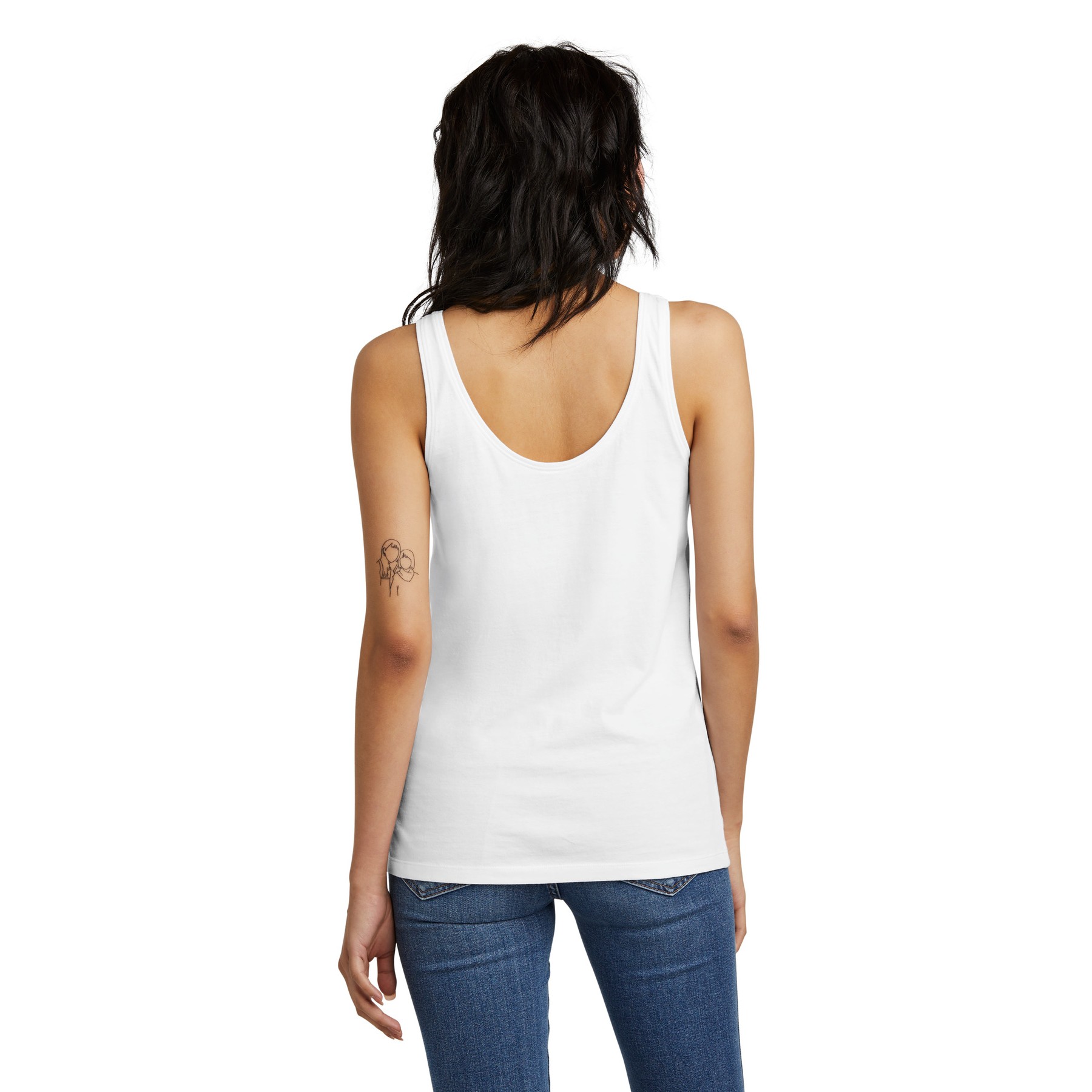 Women's Perfect Blend CVC V-Neck Tank - Thumbnail Image